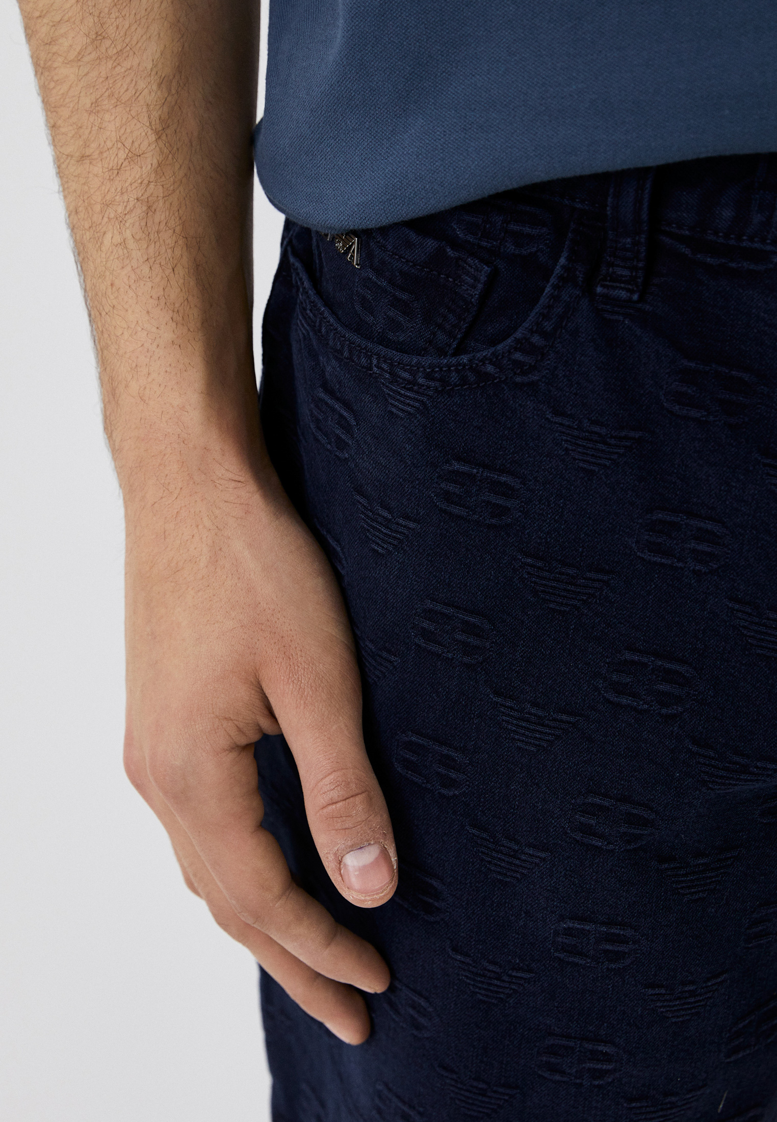 Мужские джинсовые шорты Emporio Armani (Эмпорио Армани) 3L1PS1 1DJSZ: изображение 4