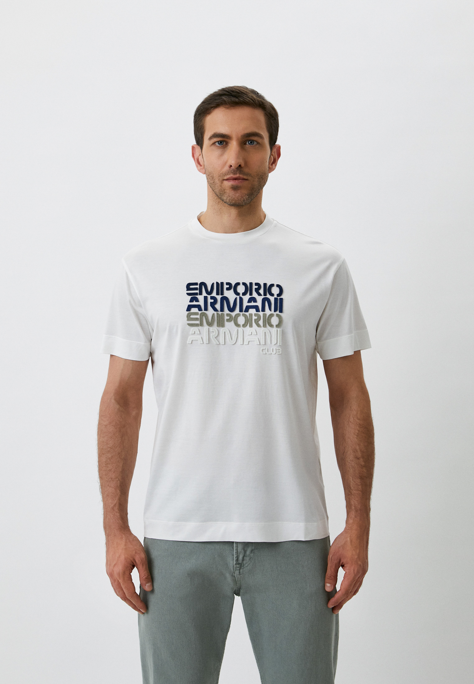 Мужская футболка Emporio Armani (Эмпорио Армани) 3L1TCB 1JUVZ: изображение 1