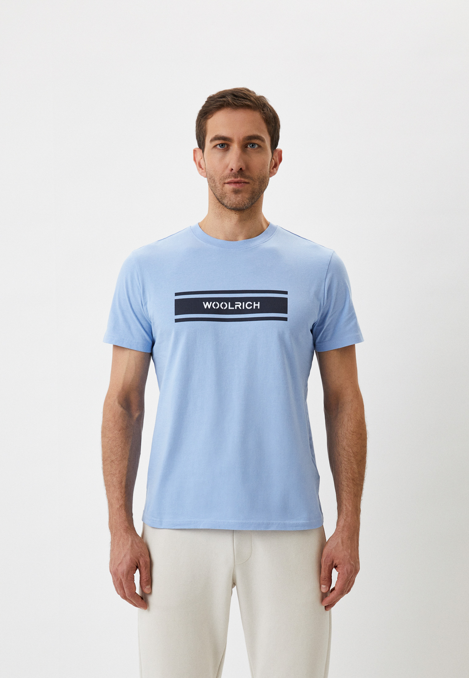 Мужская футболка Woolrich (Вулрич) CFWOTE0066MRUT2926: изображение 1