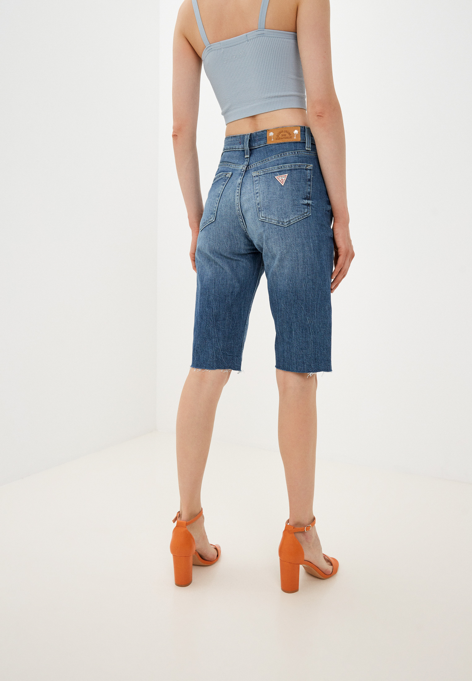 Женские джинсовые шорты Guess Jeans W2GD24D4MS2: изображение 3