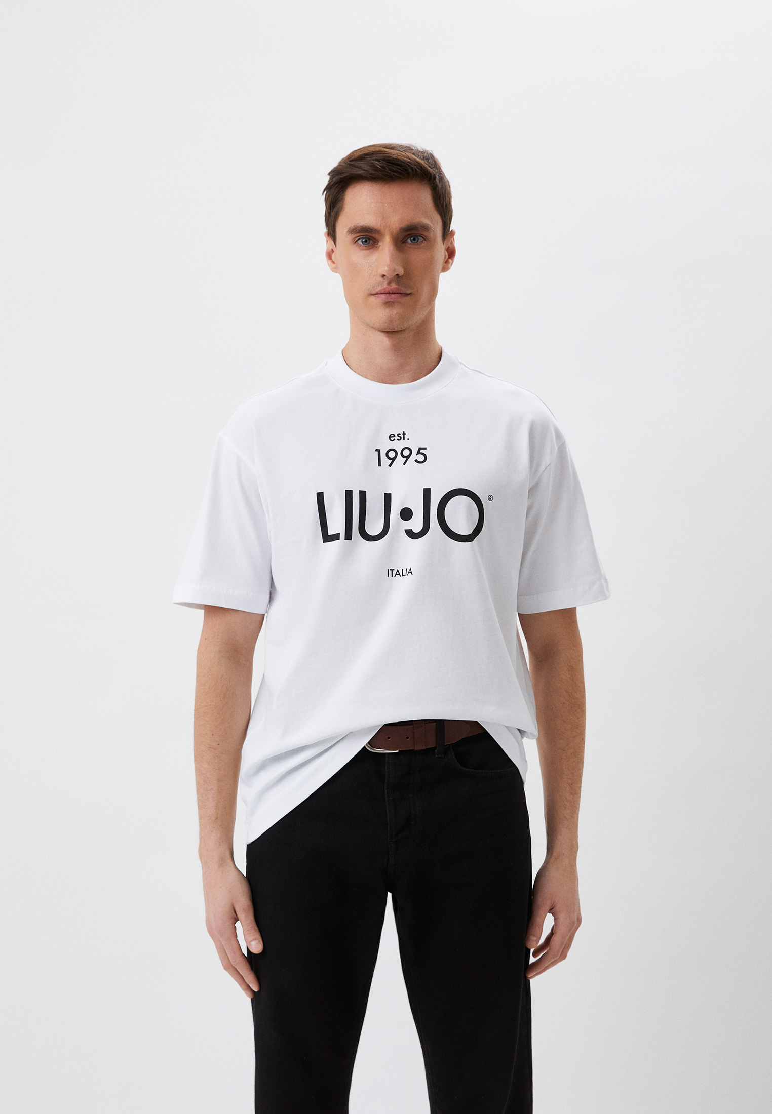 Мужская футболка Liu Jo Uomo (Лиу Джо Уомо) M000P204ESTTEE