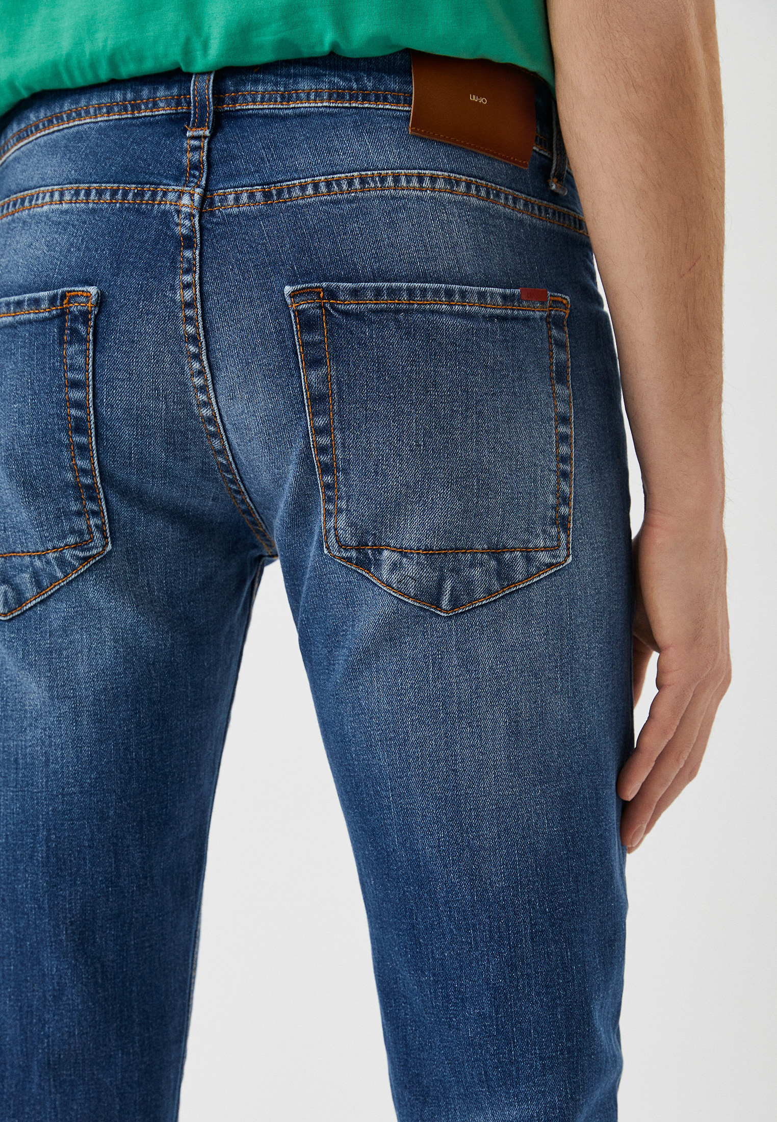 Мужские зауженные джинсы Liu Jo Uomo (Лиу Джо Уомо) M000P304FRANKMEDIUM: изображение 4