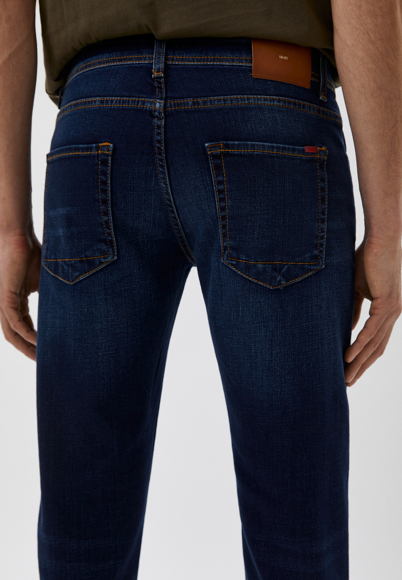 Мужские зауженные джинсы Liu Jo Uomo (Лиу Джо Уомо) M000P304FRANKDARK: изображение 4
