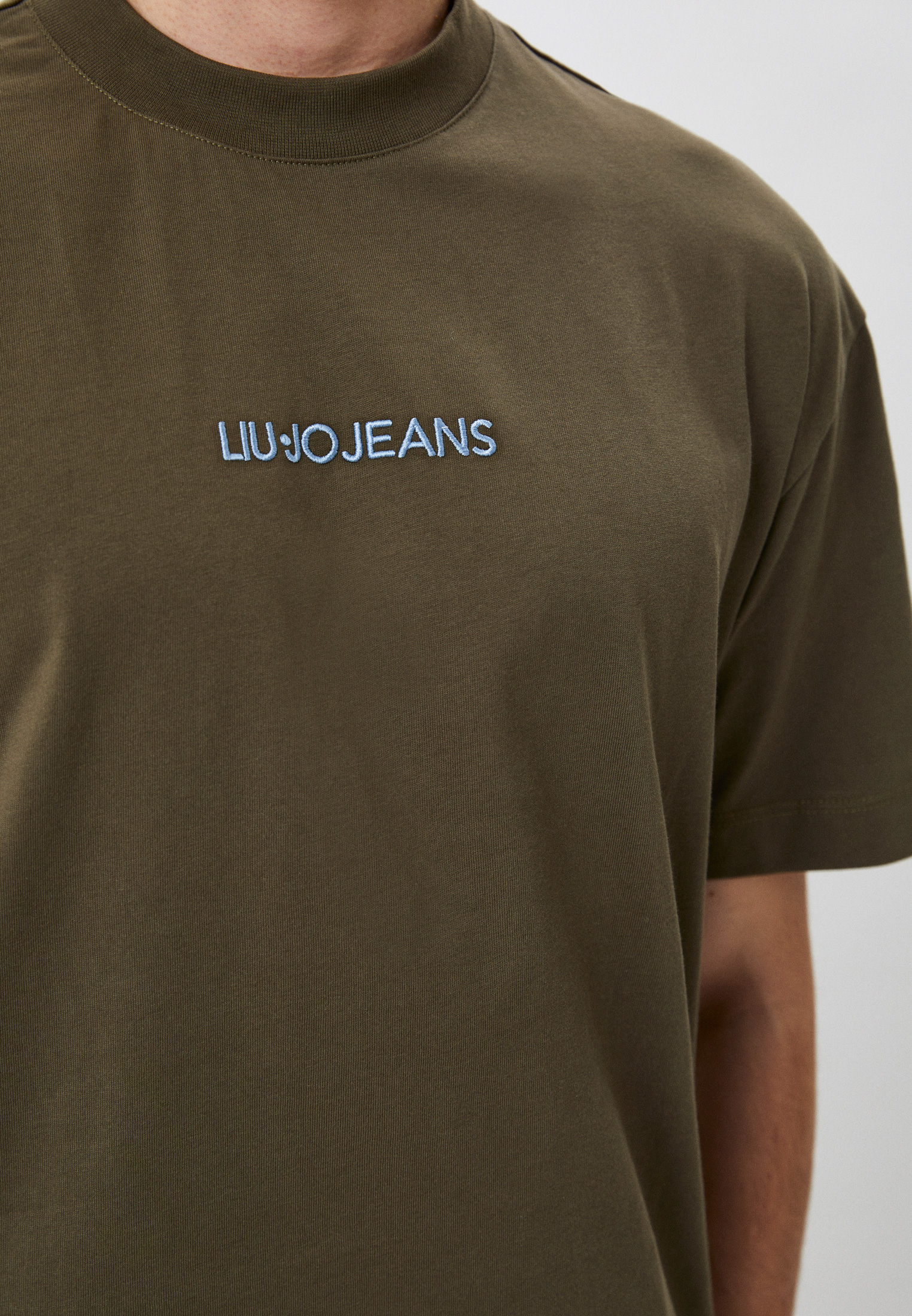 Мужская футболка Liu Jo Uomo (Лиу Джо Уомо) M122P204JEANSTEE: изображение 4