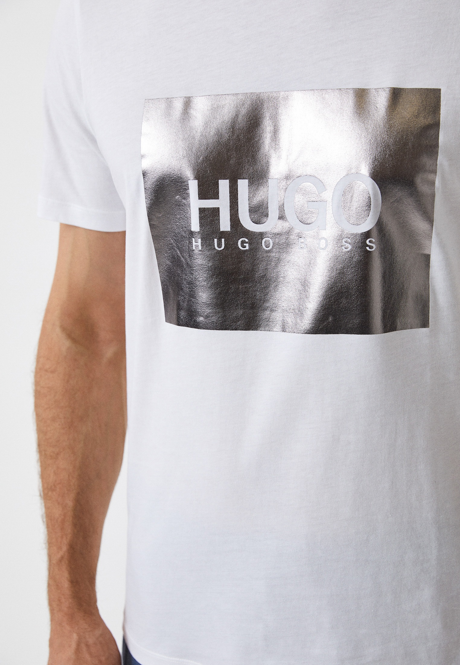 Мужская футболка Hugo (Хуго) 50463233: изображение 4