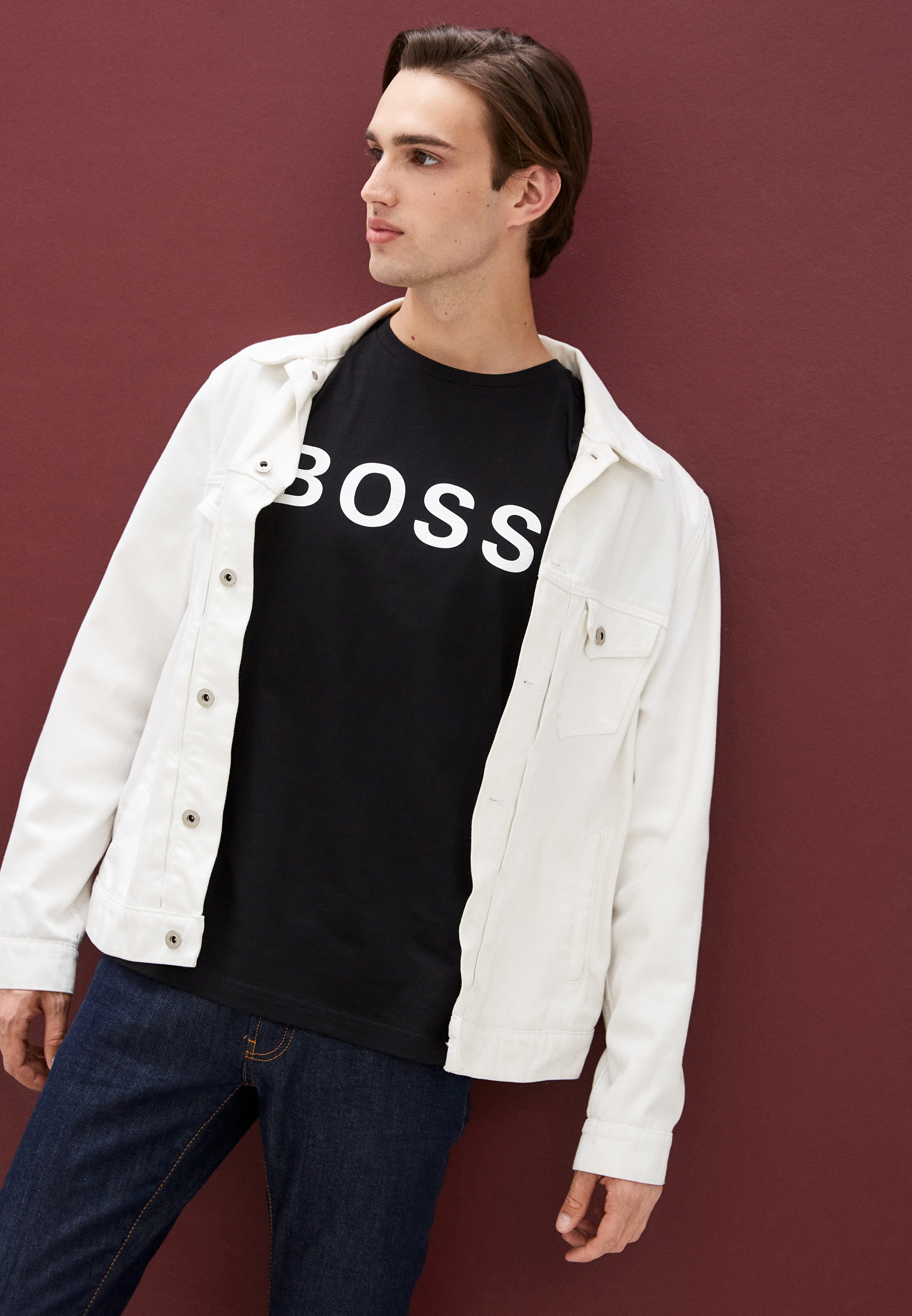 Мужская футболка Boss (Босс) 50463578: изображение 2