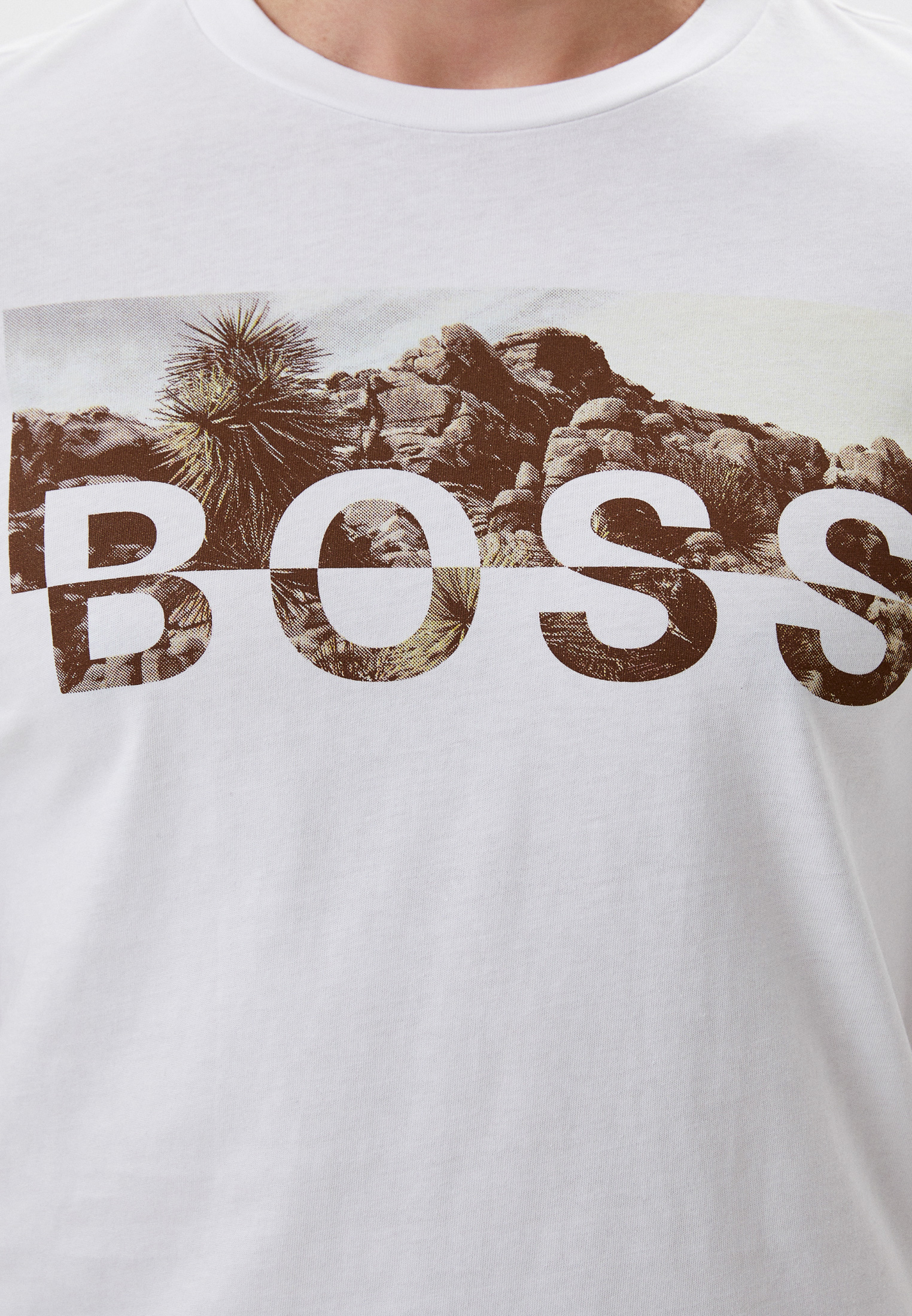 Мужская футболка Boss (Босс) 50465365: изображение 8