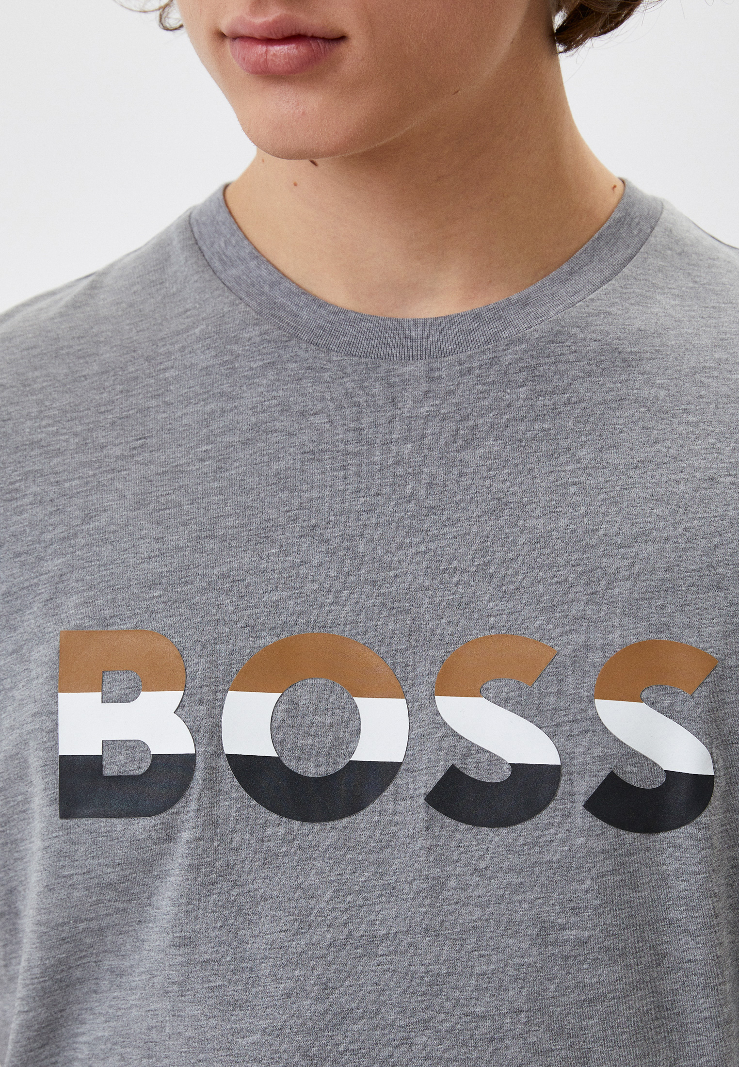 Мужская футболка Boss (Босс) 50467075: изображение 4
