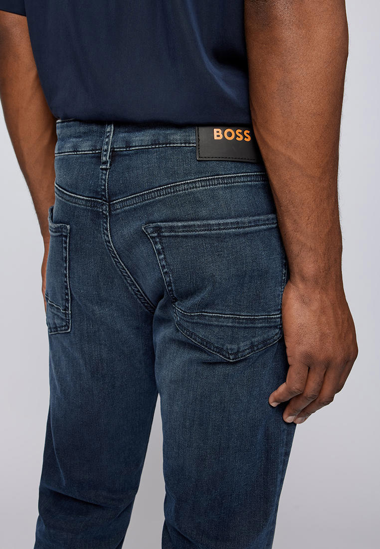 Мужские прямые джинсы Boss (Босс) 50467752: изображение 4