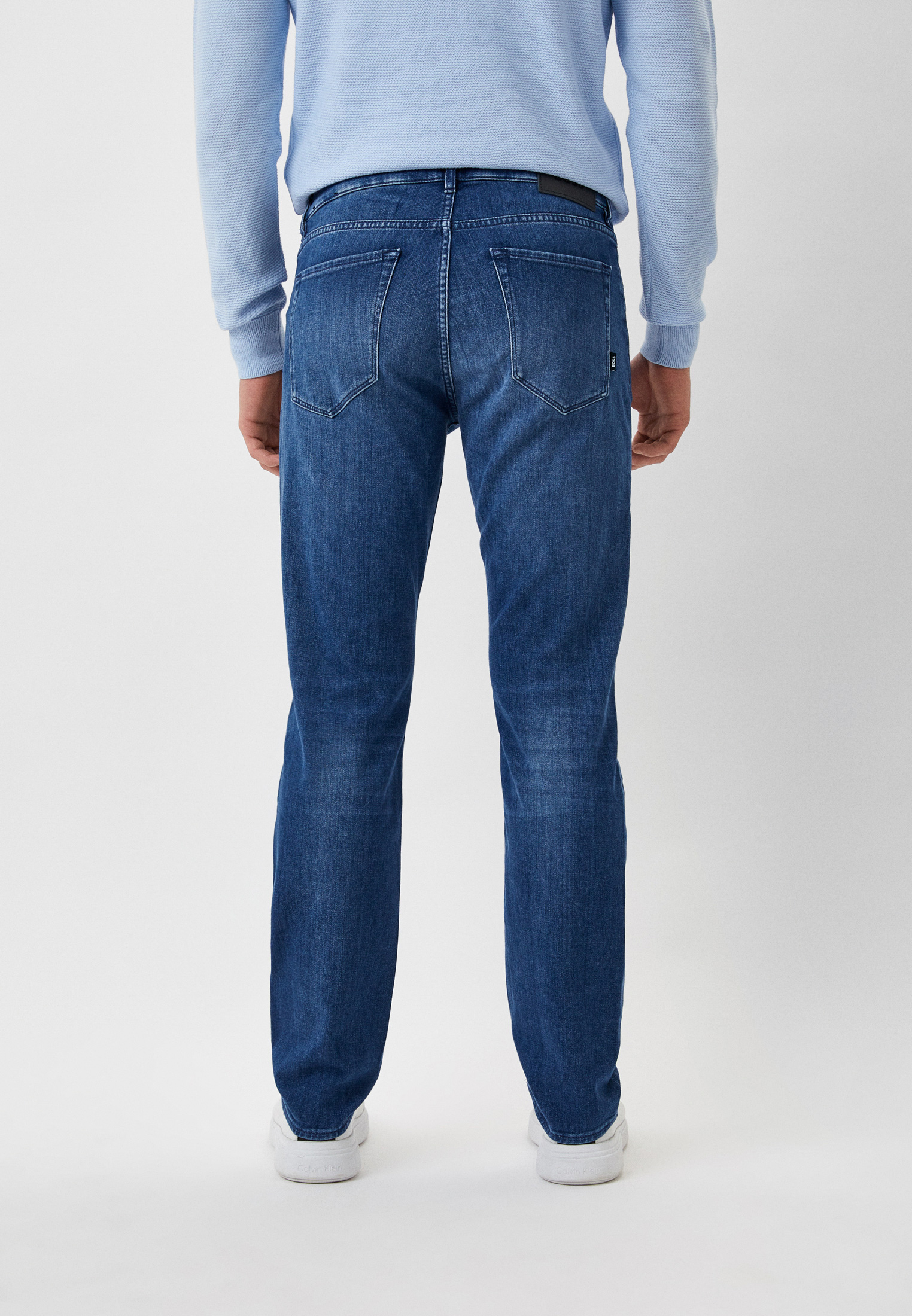 Мужские прямые джинсы Boss (Босс) 50470524: изображение 3