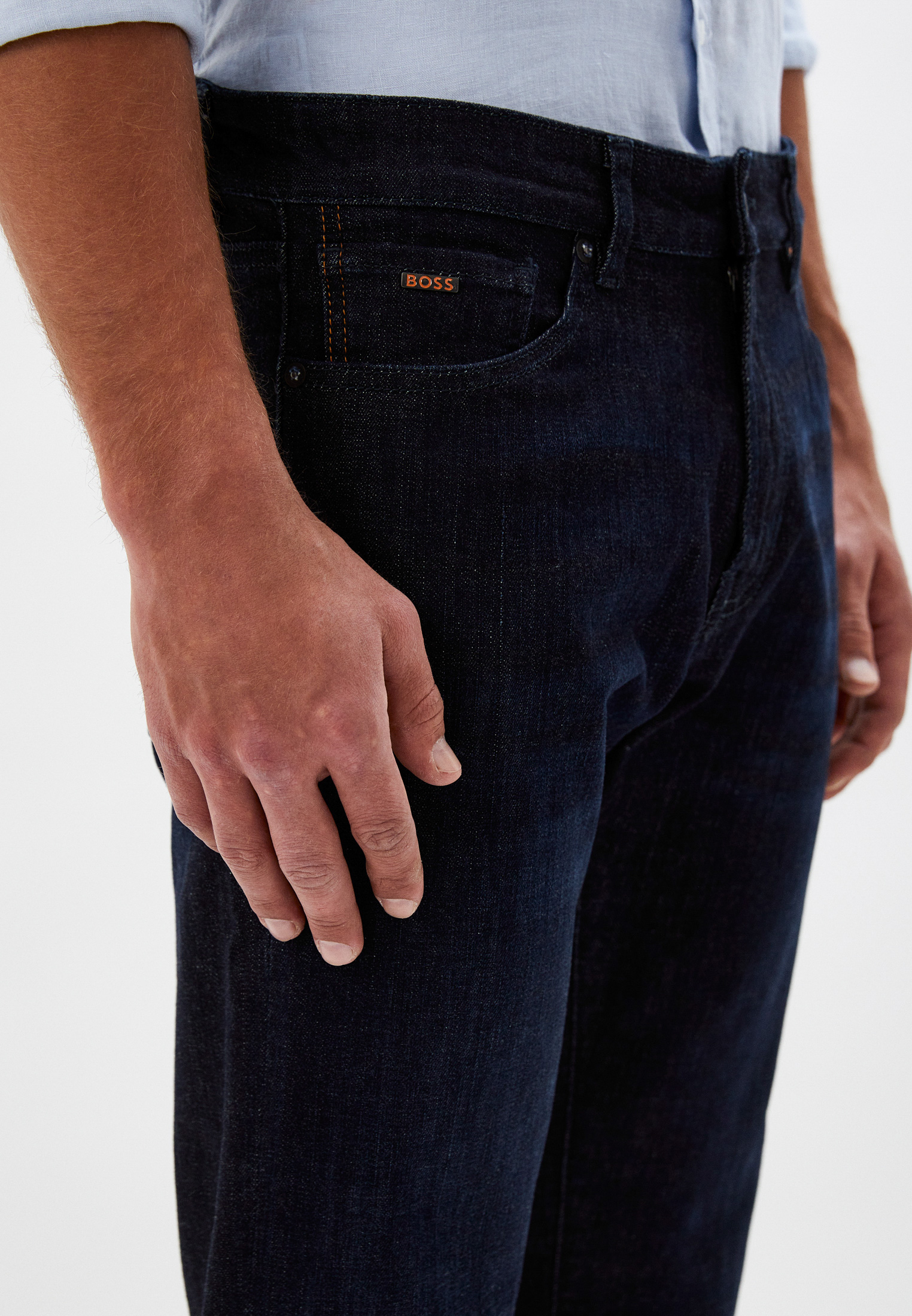 Мужские прямые джинсы Boss (Босс) 50471013: изображение 4
