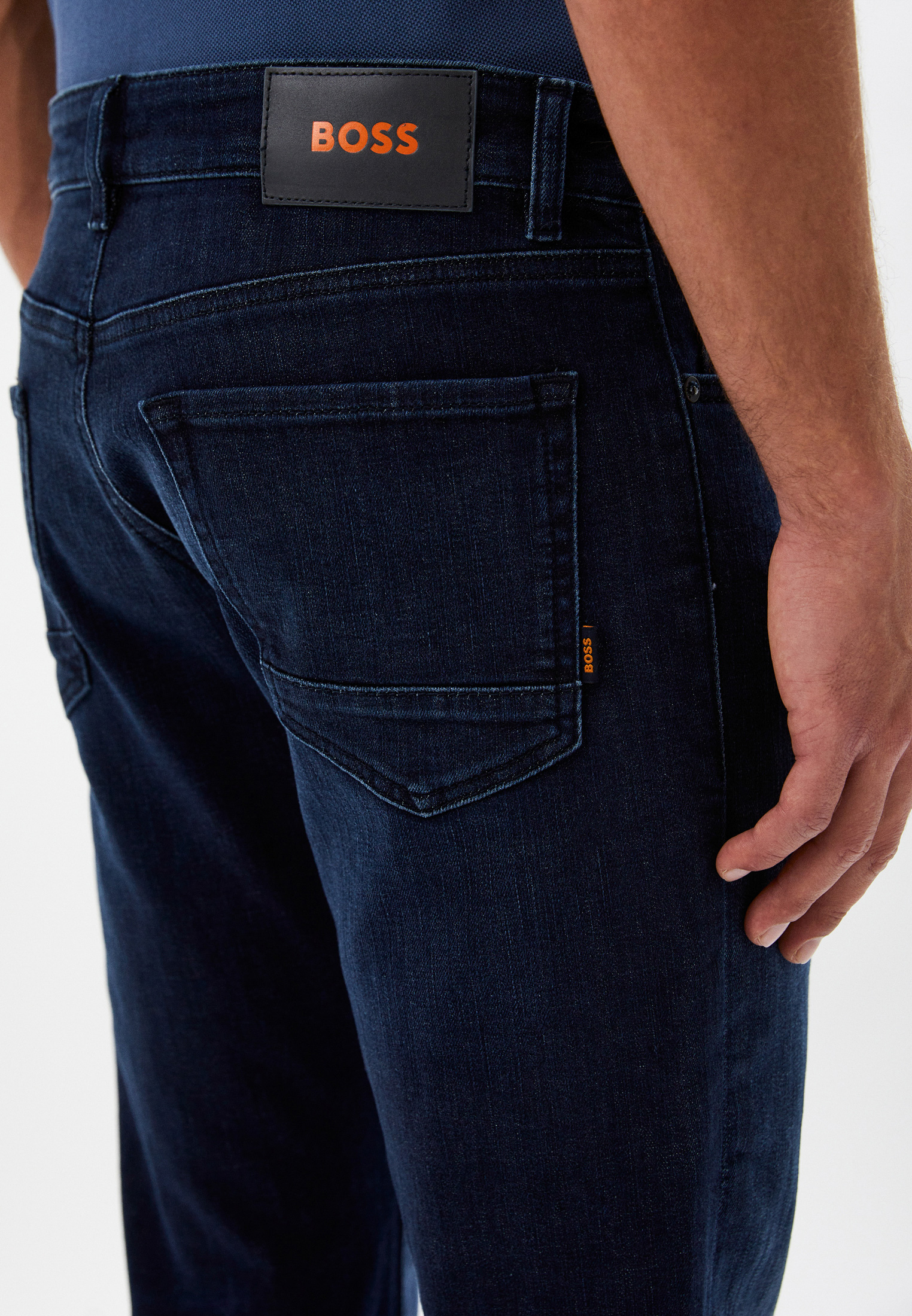 Мужские прямые джинсы Boss (Босс) 50471118: изображение 4