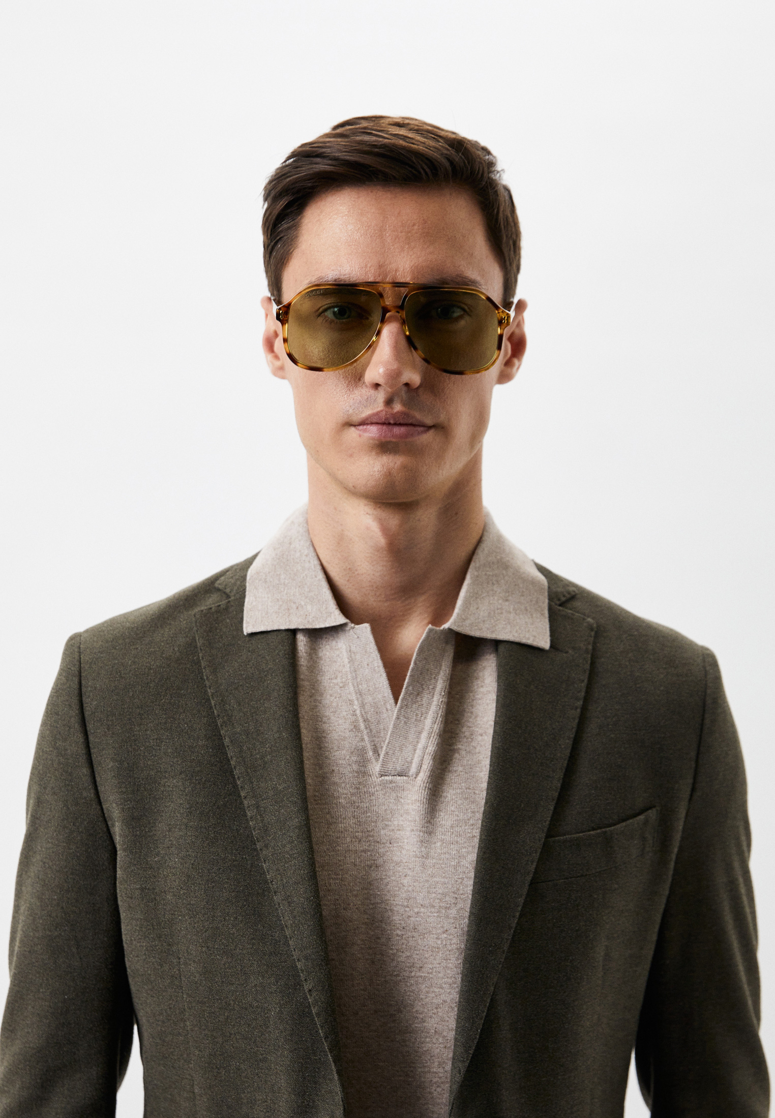 Мужские солнцезащитные очки Gucci (Гуччи) GG1042S: изображение 6
