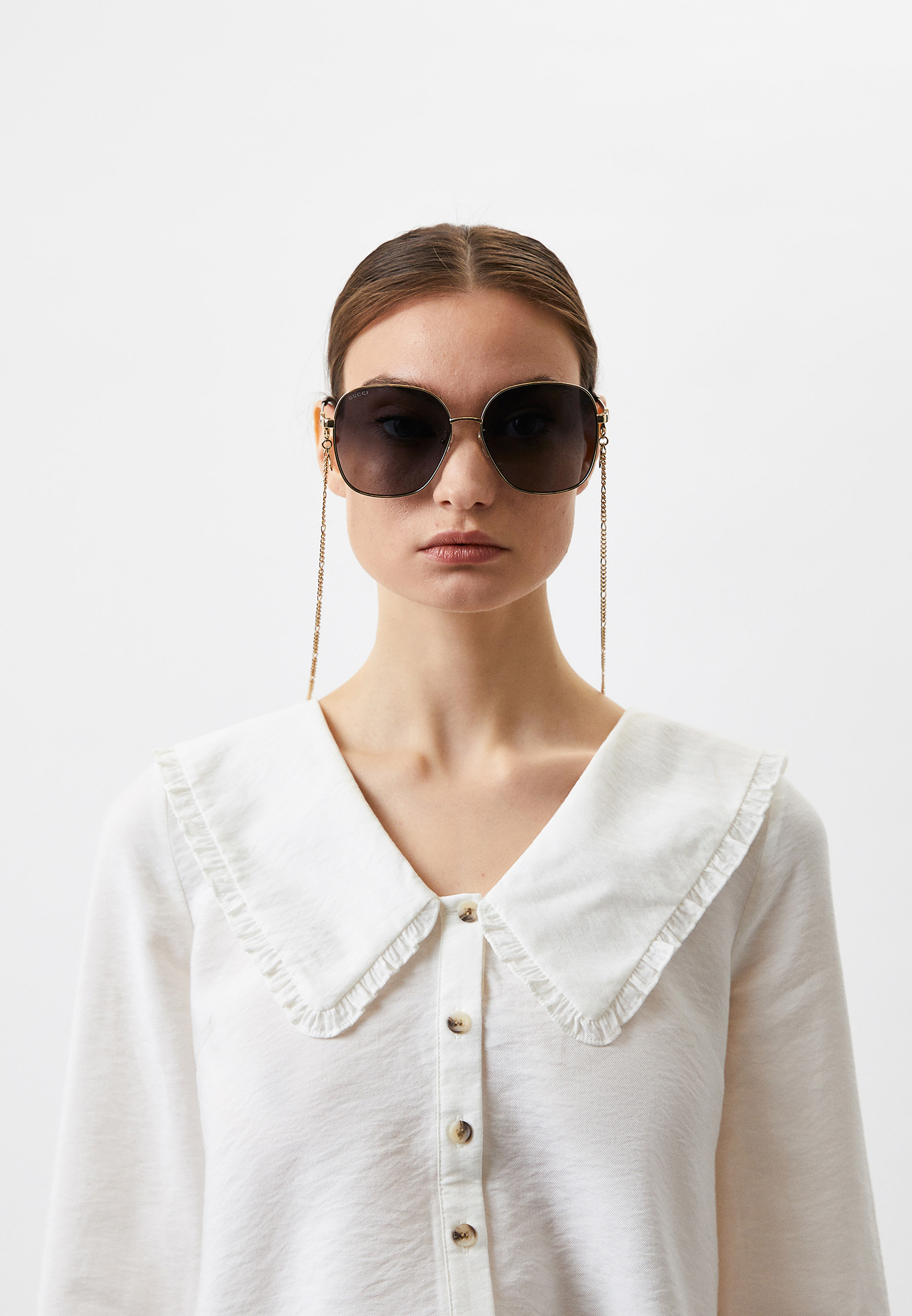 Женские солнцезащитные очки Gucci (Гуччи) GG1089SA: изображение 6
