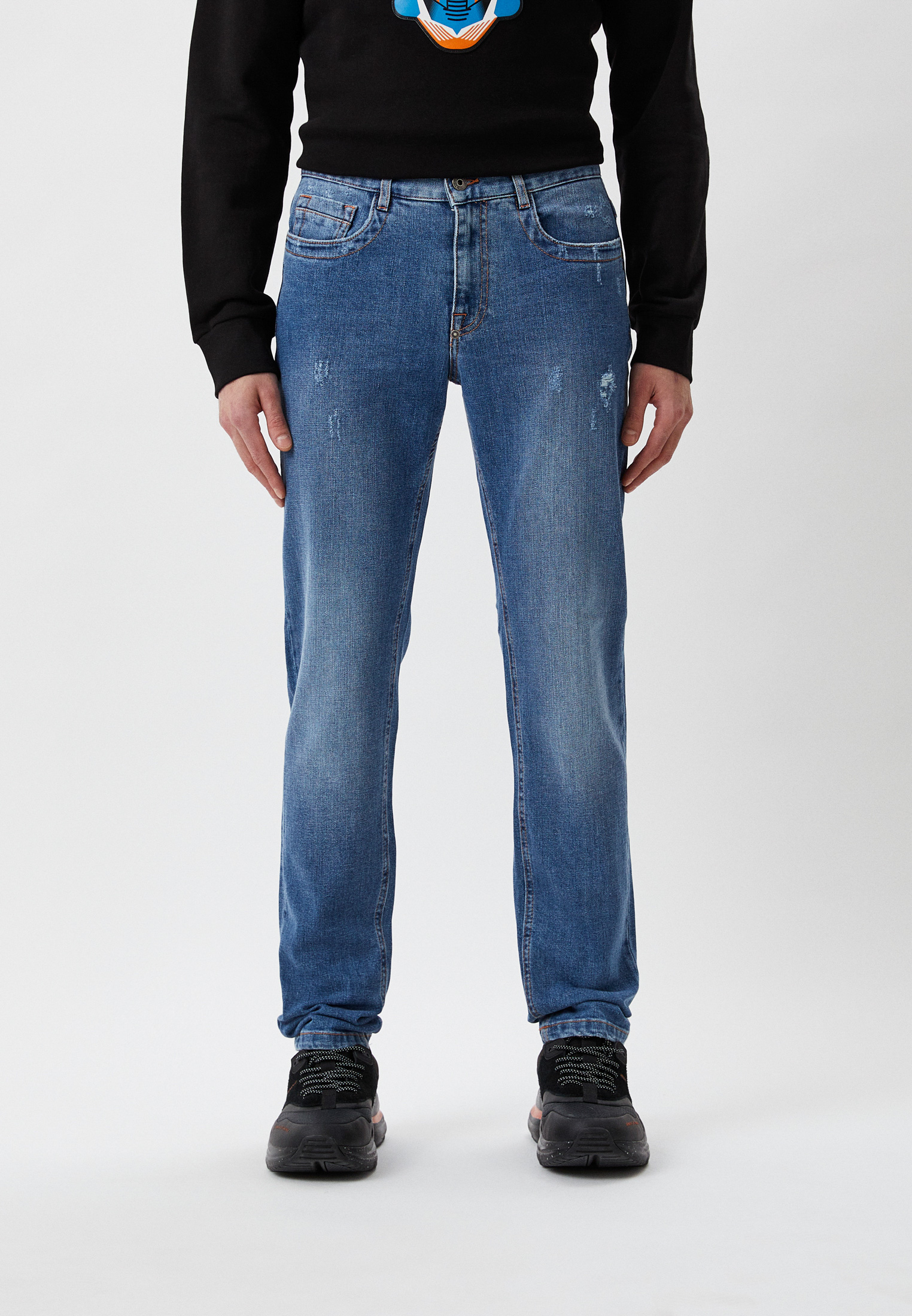 Мужские зауженные джинсы Bikkembergs (Биккембергс) C Q 101 03 S 3393: изображение 11