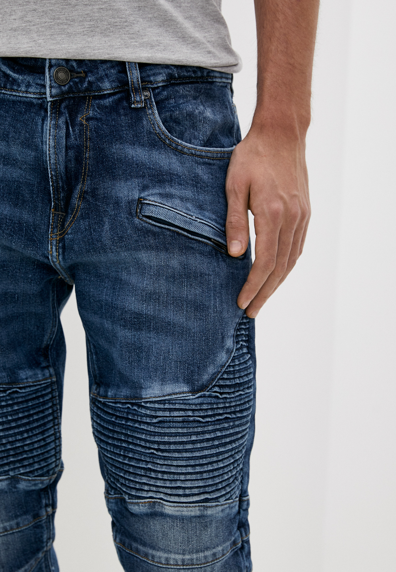 Зауженные джинсы Guess Jeans M2GAS2D47I6: изображение 4
