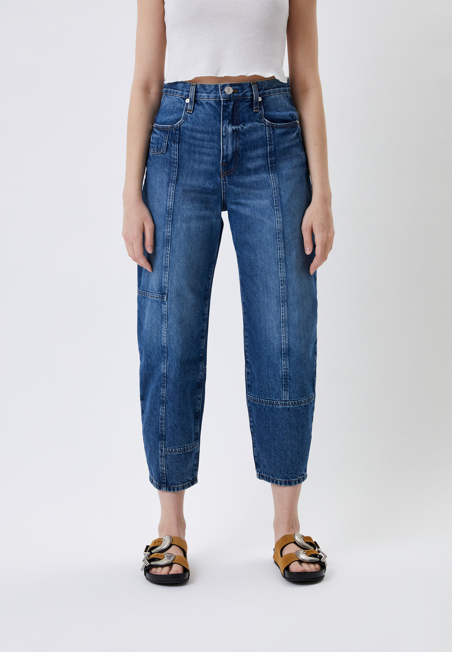 Широкие и расклешенные джинсы Frame LBRP727