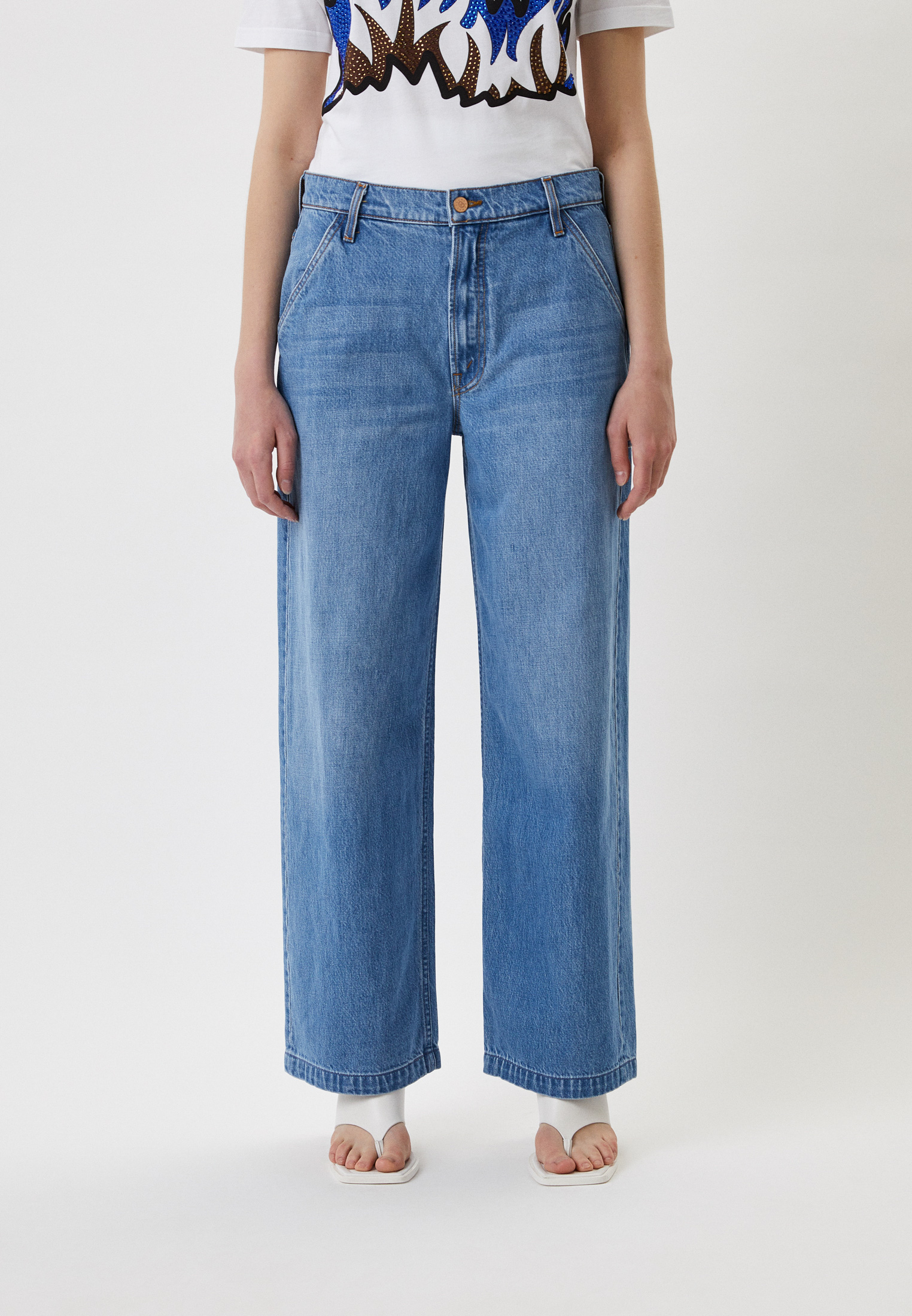 Широкие и расклешенные джинсы Mother 1578-1085