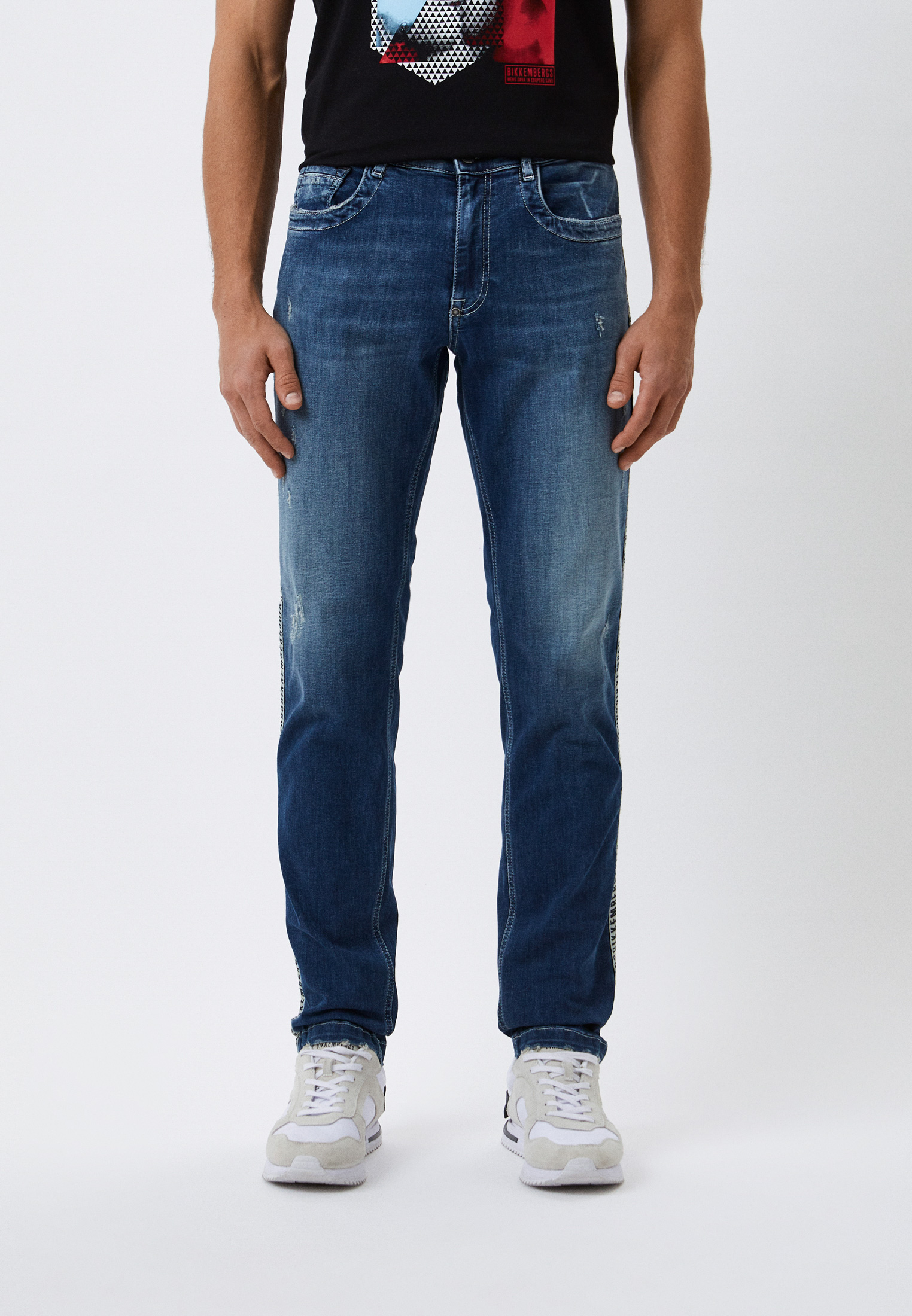 Мужские зауженные джинсы Bikkembergs (Биккембергс) C Q 101 1A S 3511: изображение 1