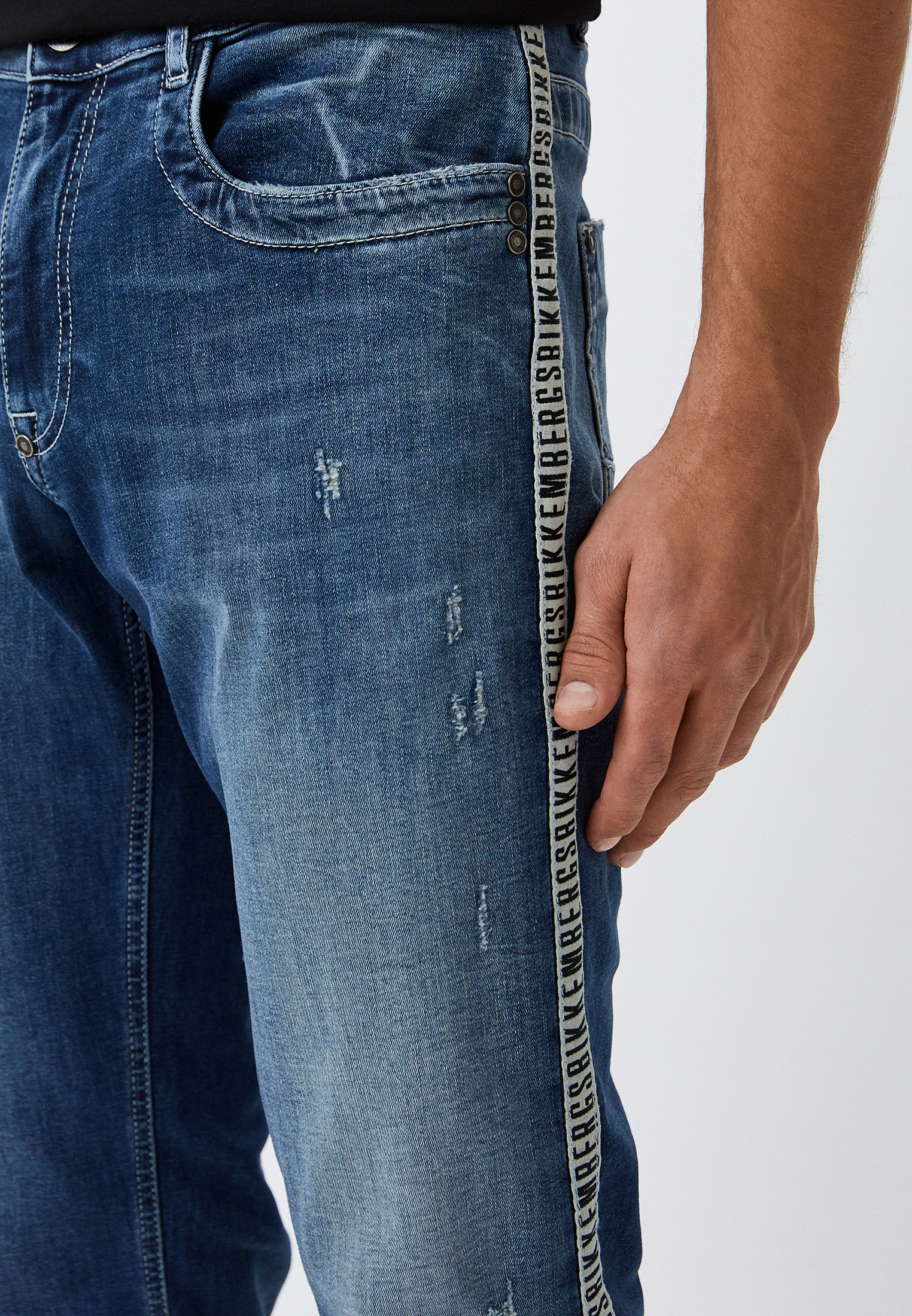 Мужские зауженные джинсы Bikkembergs (Биккембергс) C Q 101 1A S 3511: изображение 4