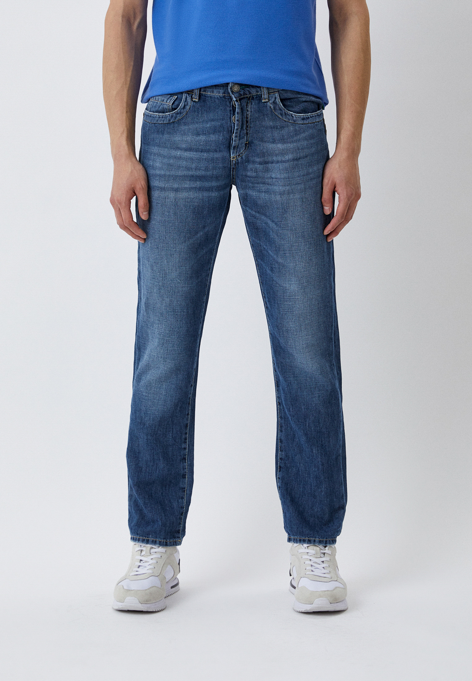 Мужские зауженные джинсы Bikkembergs (Биккембергс) CQ62AE1BNL11: изображение 1