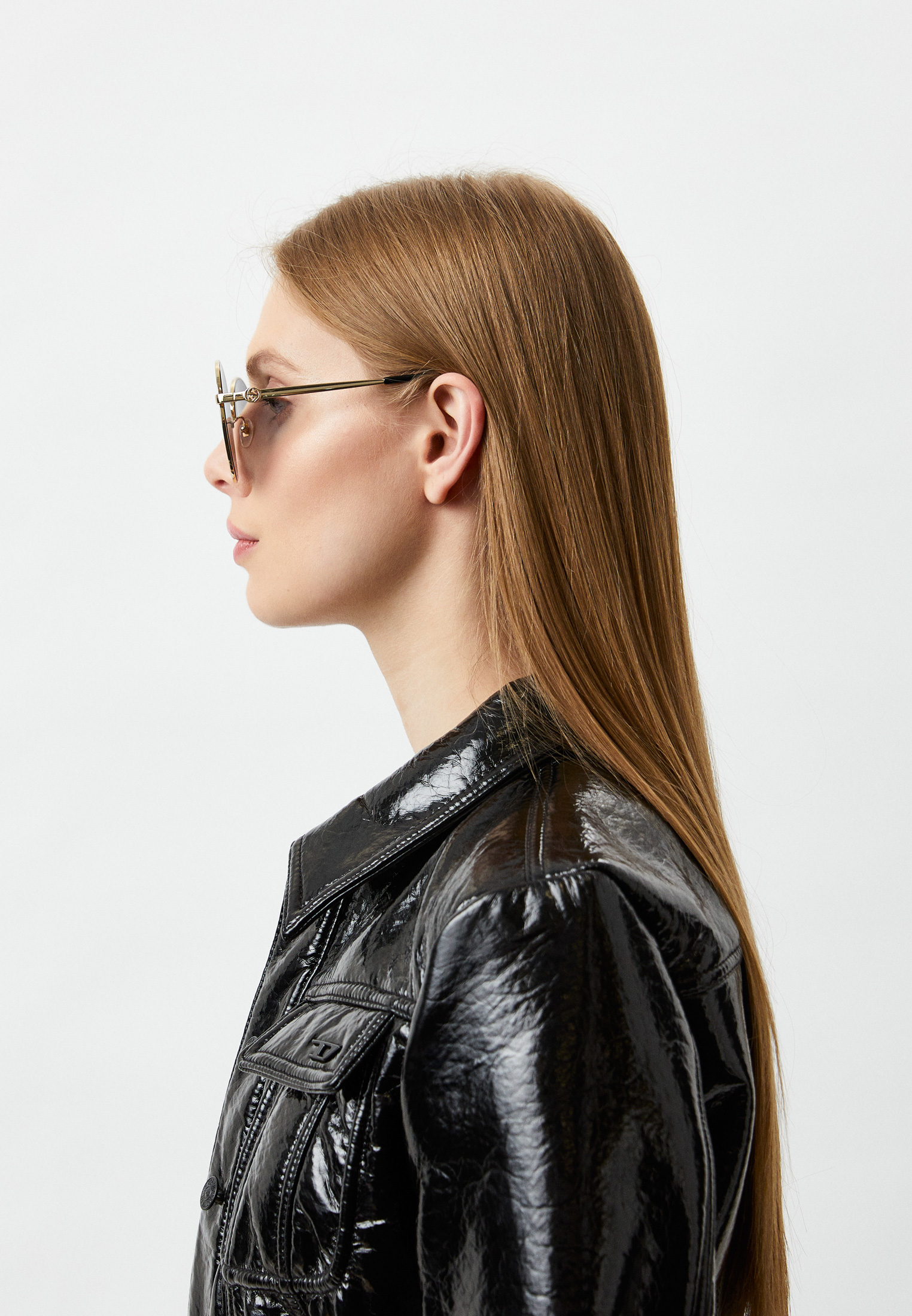 Женские солнцезащитные очки Gucci (Гуччи) GG1090SA: изображение 5