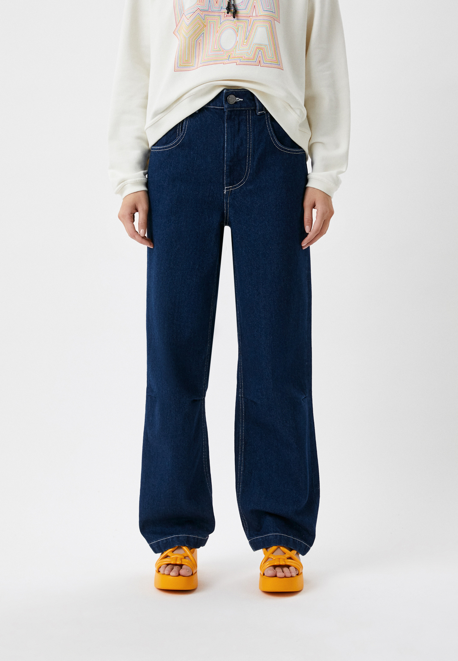 Широкие и расклешенные джинсы Bimba Y Lola 221BR6150