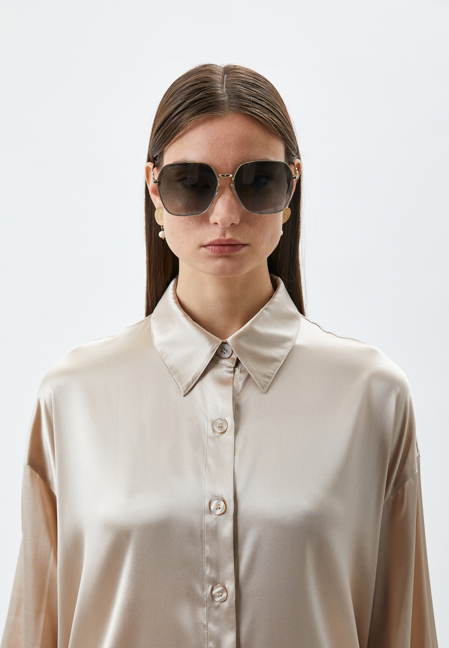 Женские солнцезащитные очки Gucci (Гуччи) GG0882SA: изображение 4