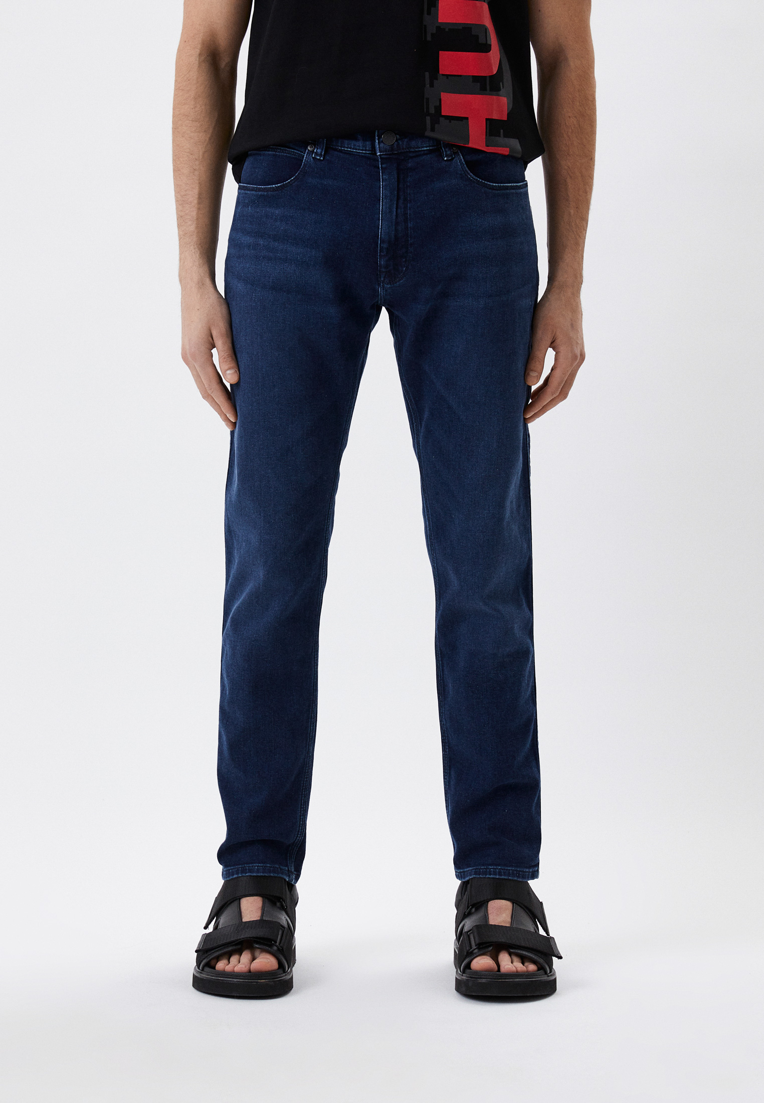 Мужские зауженные джинсы Hugo (Хуго) 50430981: изображение 1