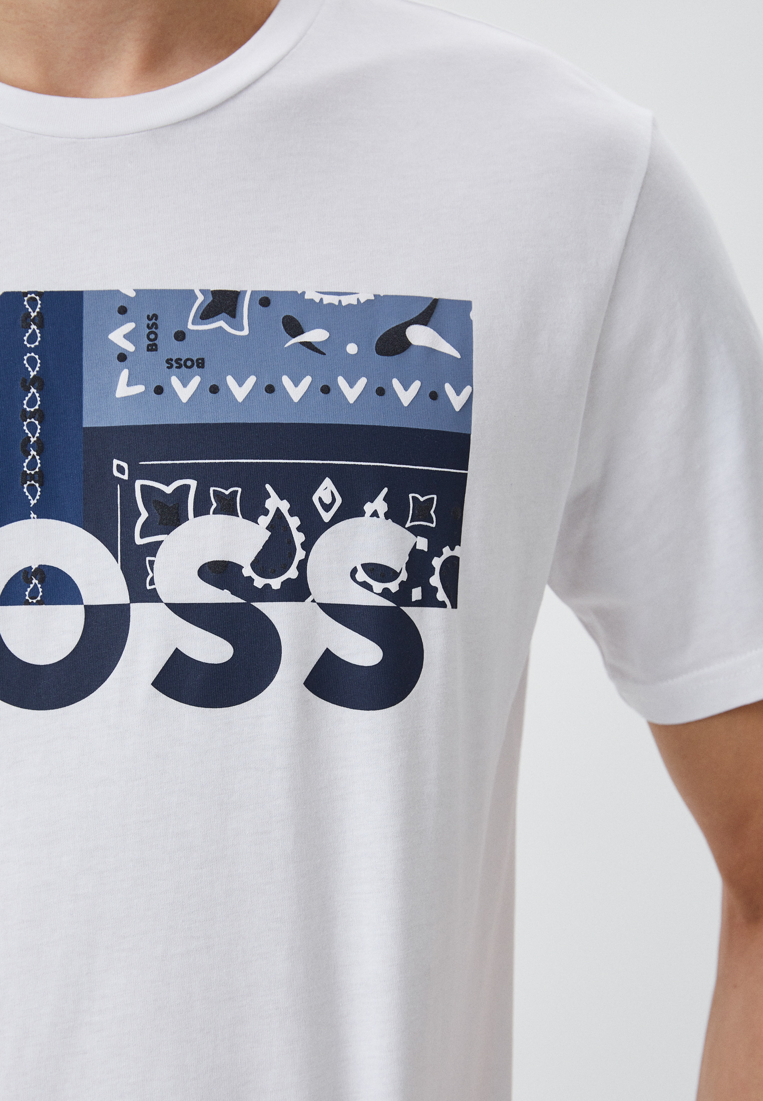 Мужская футболка Boss (Босс) 50469663: изображение 4