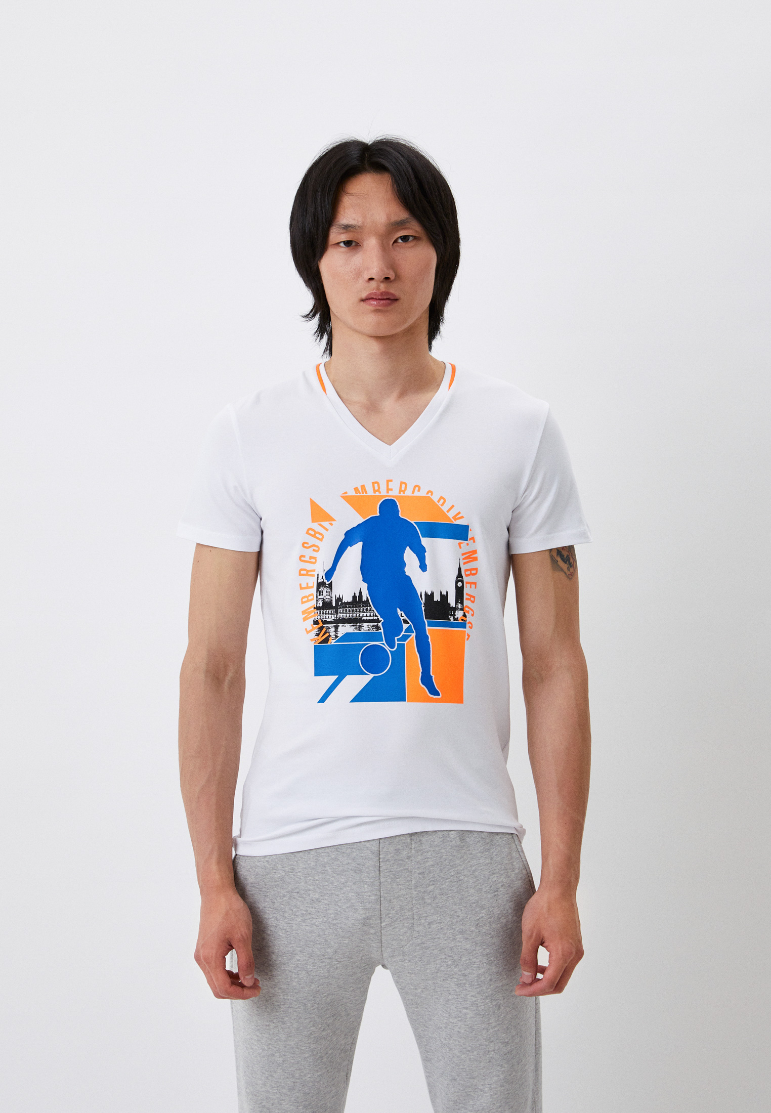 Мужская футболка Bikkembergs (Биккембергс) C429BE1B0383: изображение 1