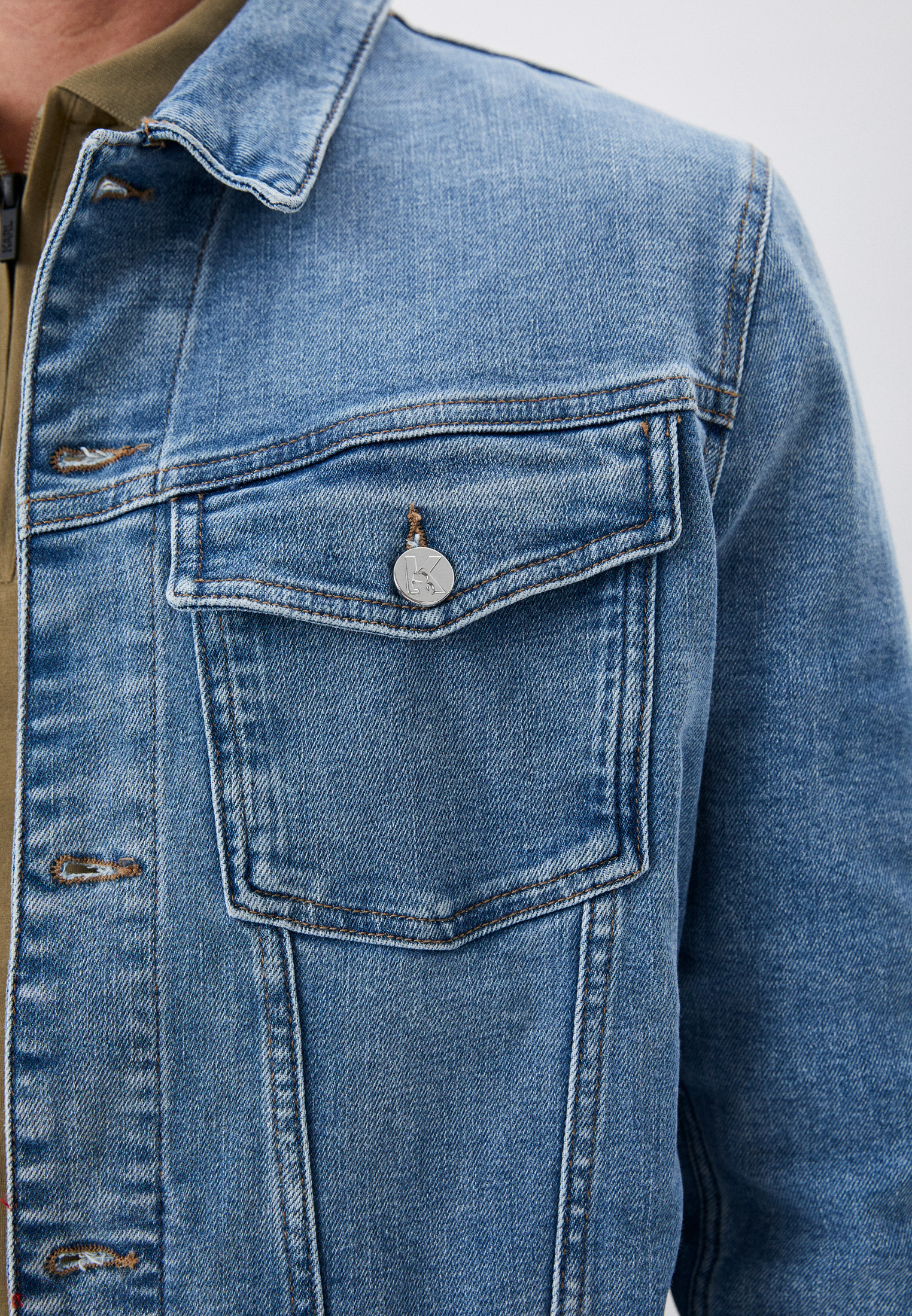 Джинсовая куртка Karl Lagerfeld (Карл Лагерфельд) 521853-505802: изображение 4