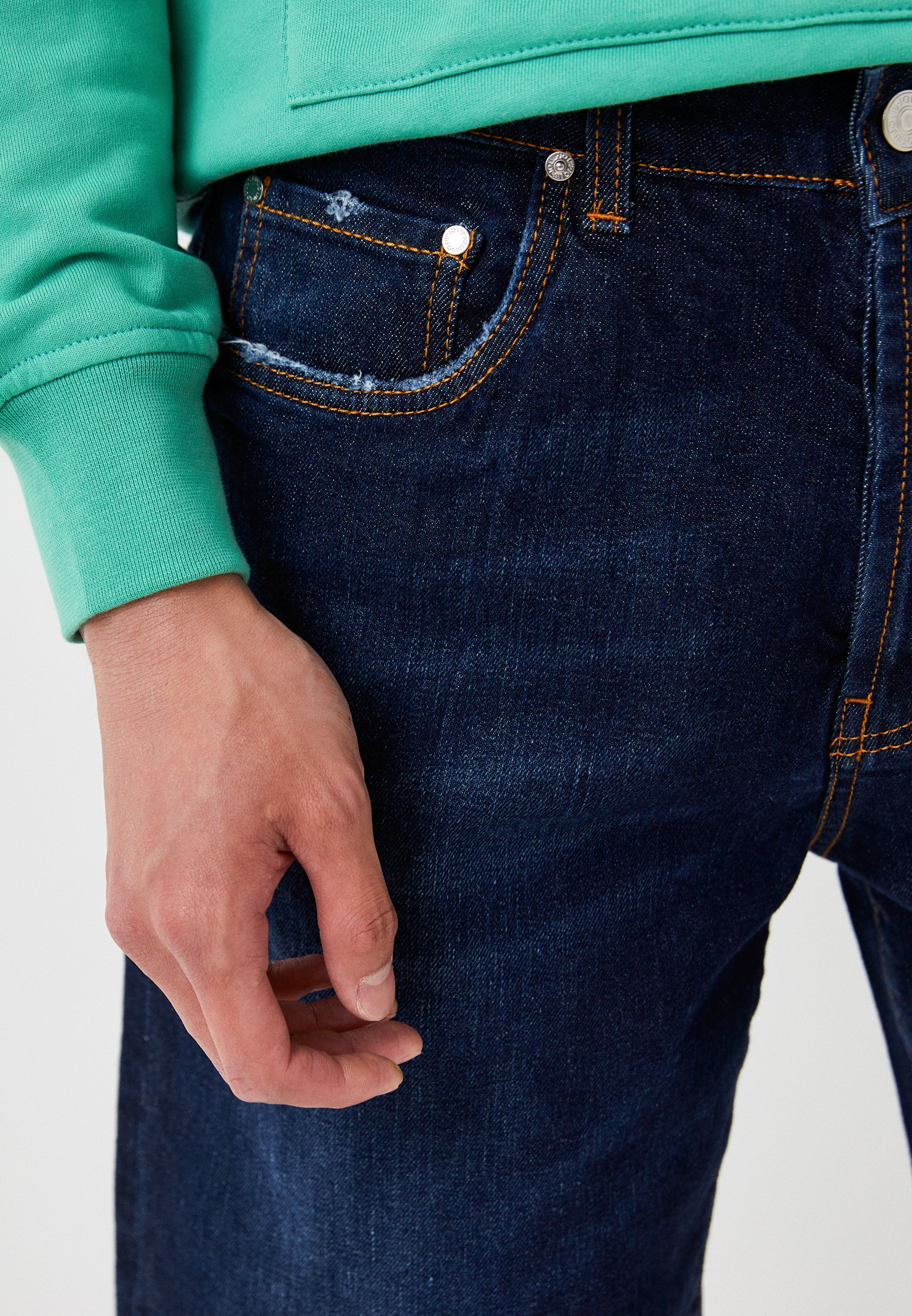 Мужские джинсовые шорты Liu Jo Uomo (Лиу Джо Уомо) M122P305BRUCEDARK: изображение 4