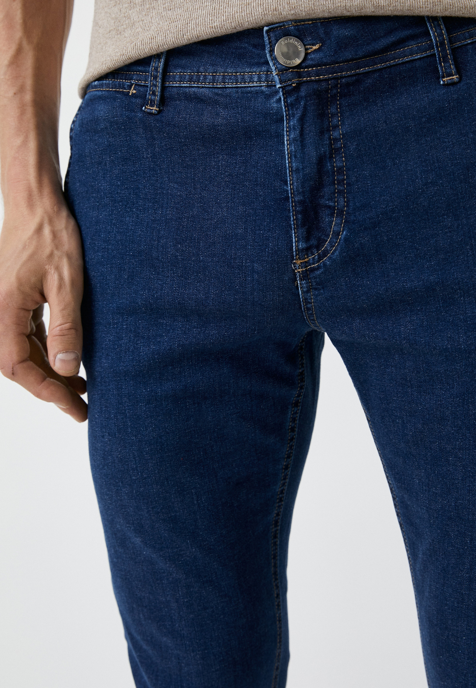 Мужские зауженные джинсы Baldinini (Балдинини) MJ103: изображение 4