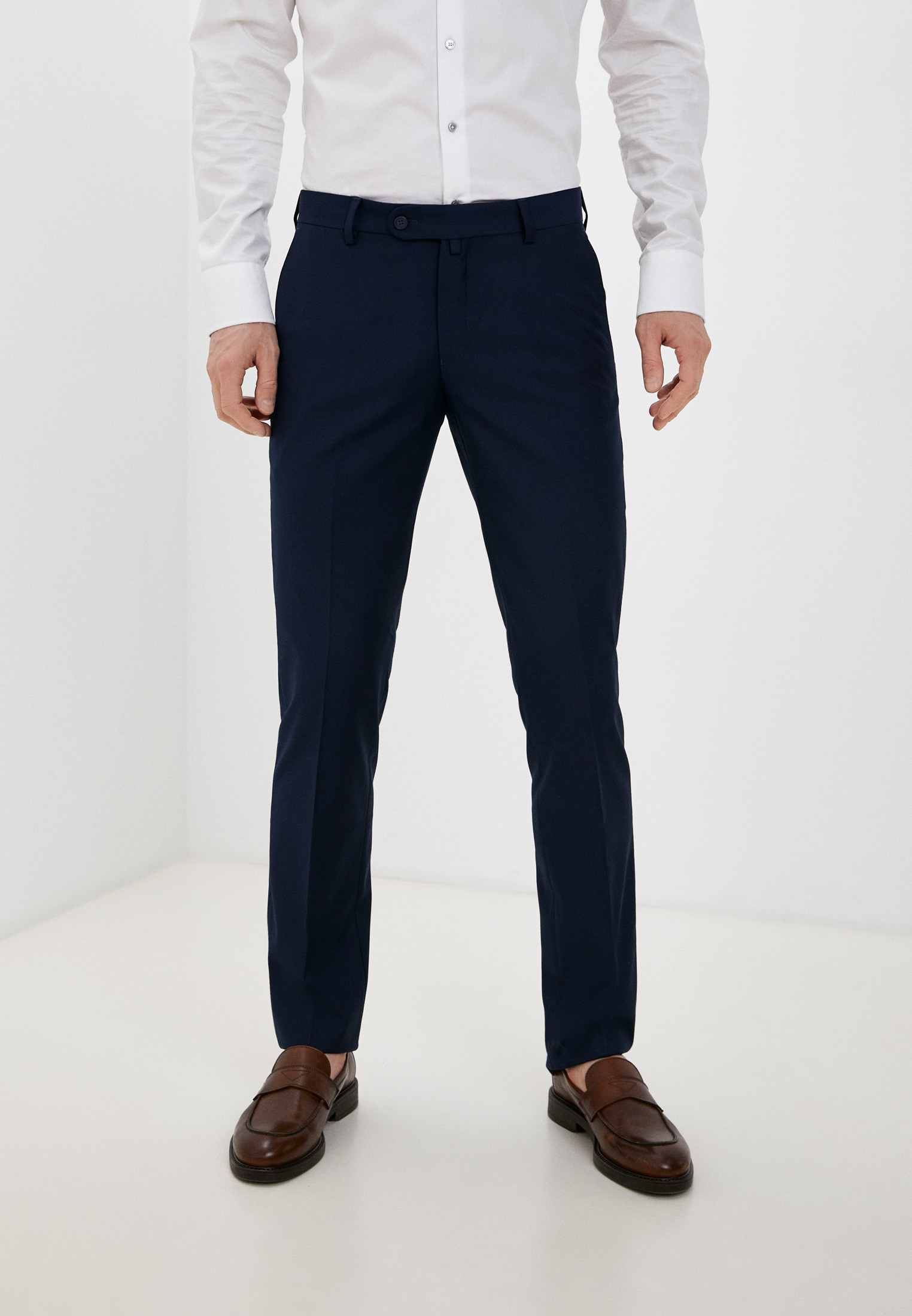 Синие классические брюки -  мужские брюки в интернет магазине