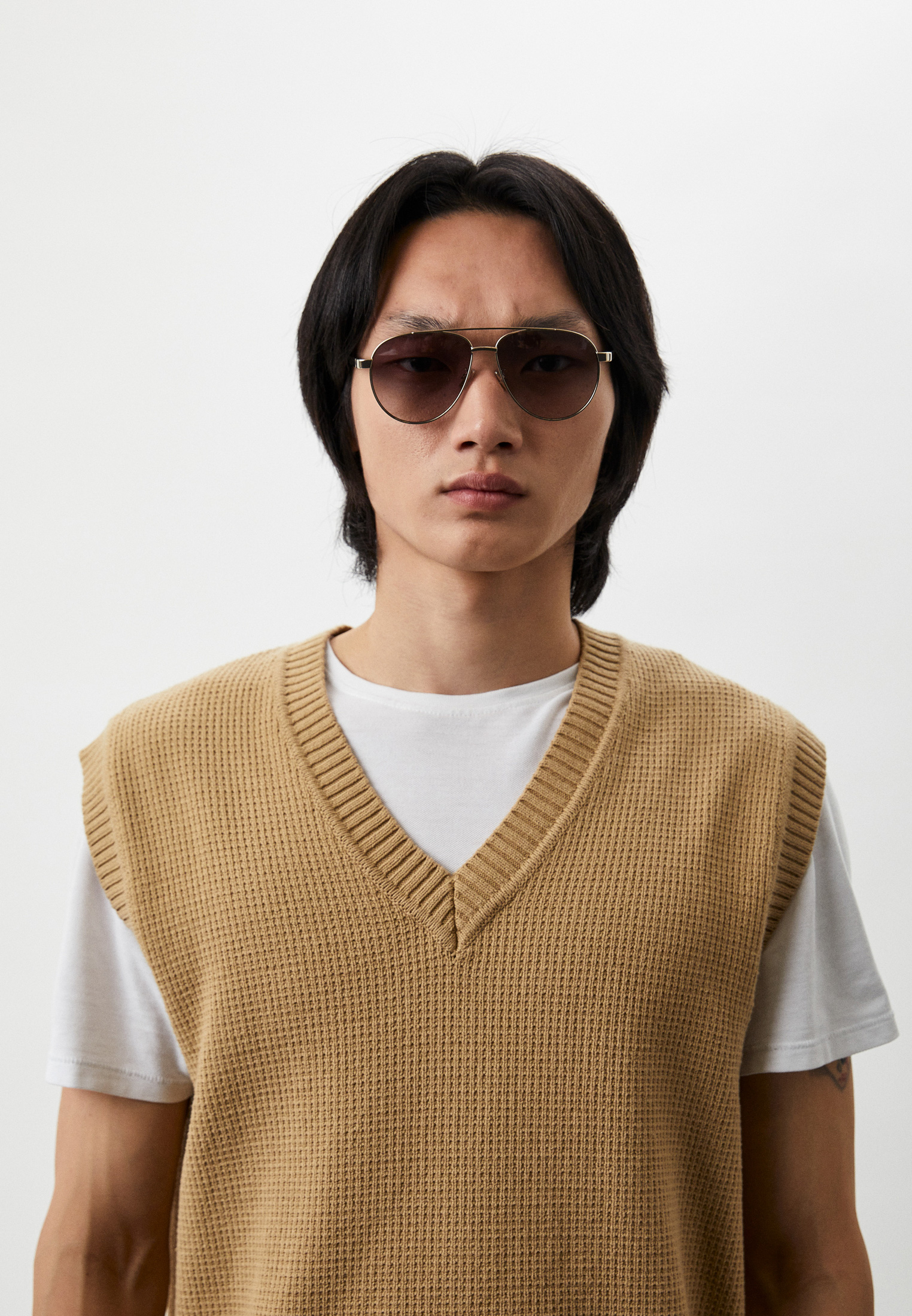 Женские солнцезащитные очки Kenzo KZ 40116U 32B 58 купить за 21110 руб.
