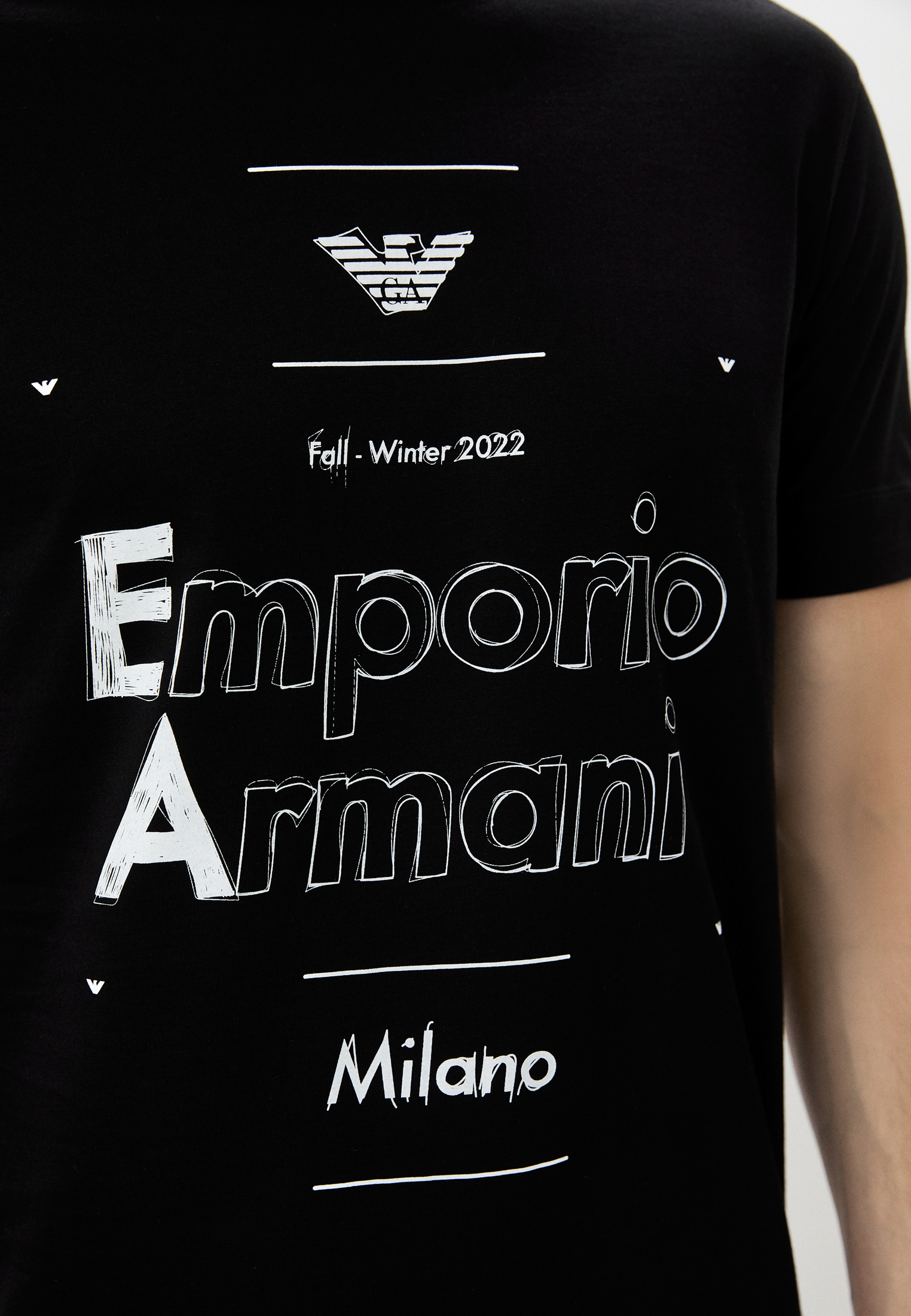 Футболка мужская Emporio Armani (Эмпорио Армани) 6L1T89 1JSAZ купить