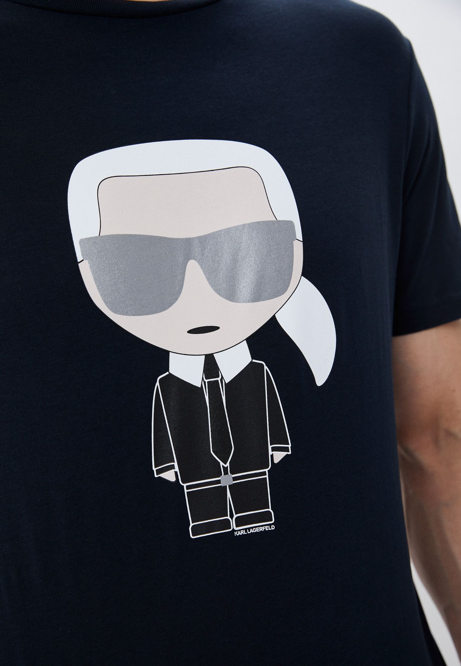 Мужская футболка Karl Lagerfeld (Карл Лагерфельд) 755071-500251: изображение 4