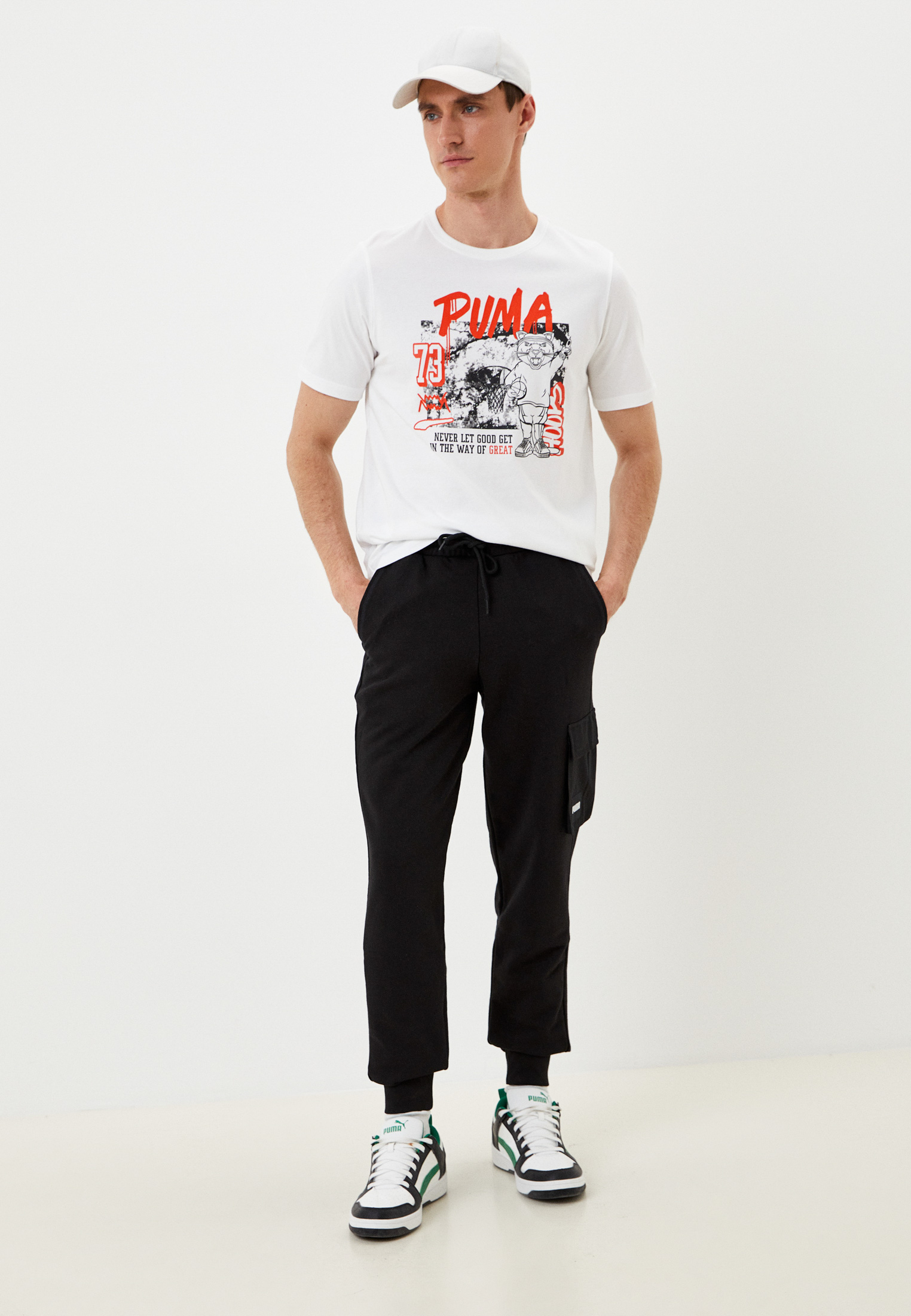 Мужские спортивные брюки Puma (Пума) 847023 купить за 3890 руб.
