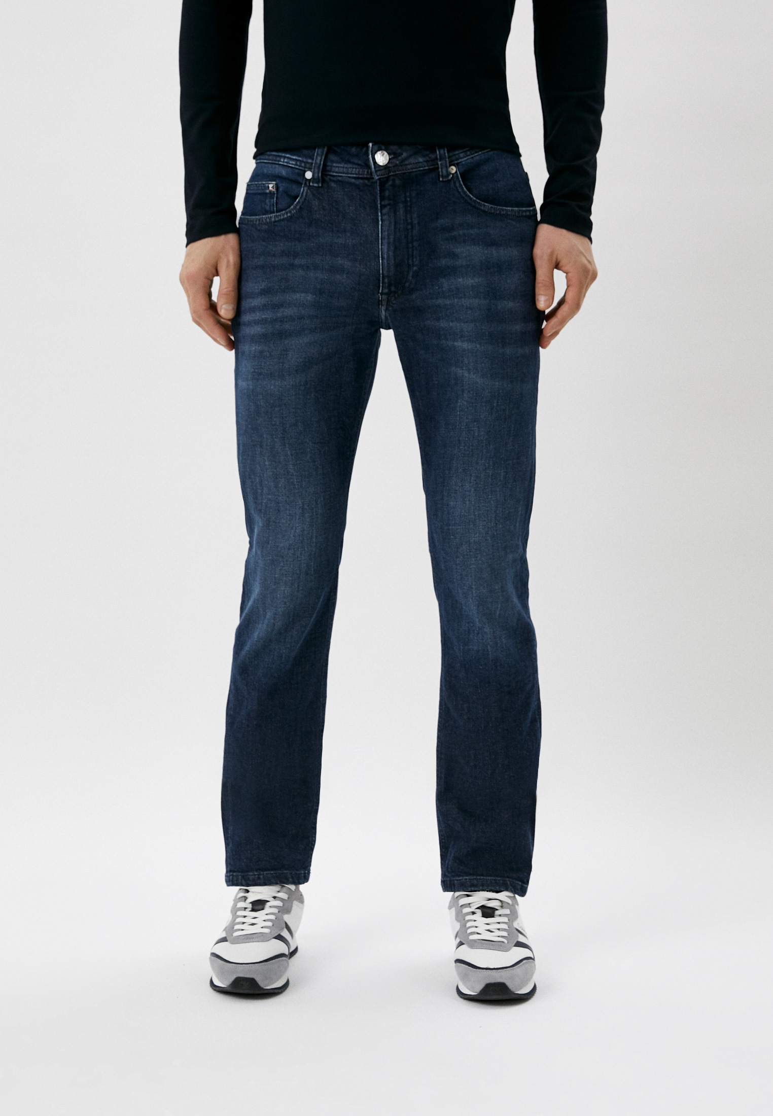 Мужские зауженные джинсы Karl Lagerfeld (Карл Лагерфельд) 265840-500899: изображение 1