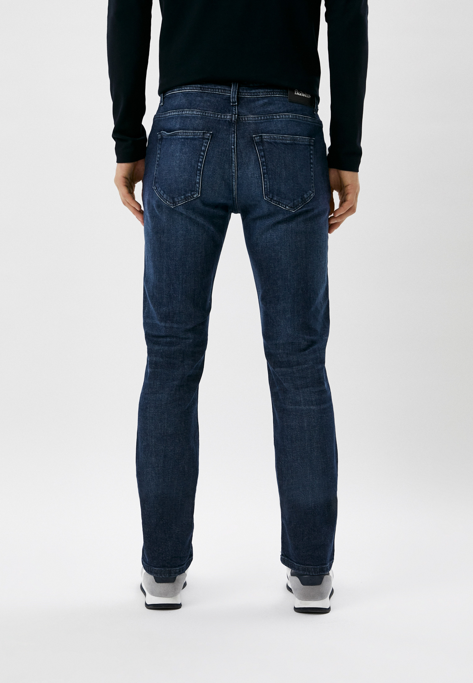 Мужские зауженные джинсы Karl Lagerfeld (Карл Лагерфельд) 265840-500899: изображение 3