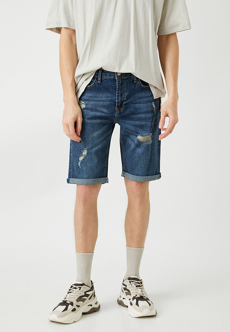 Мужские джинсовые шорты Koton 2SAM40037BD