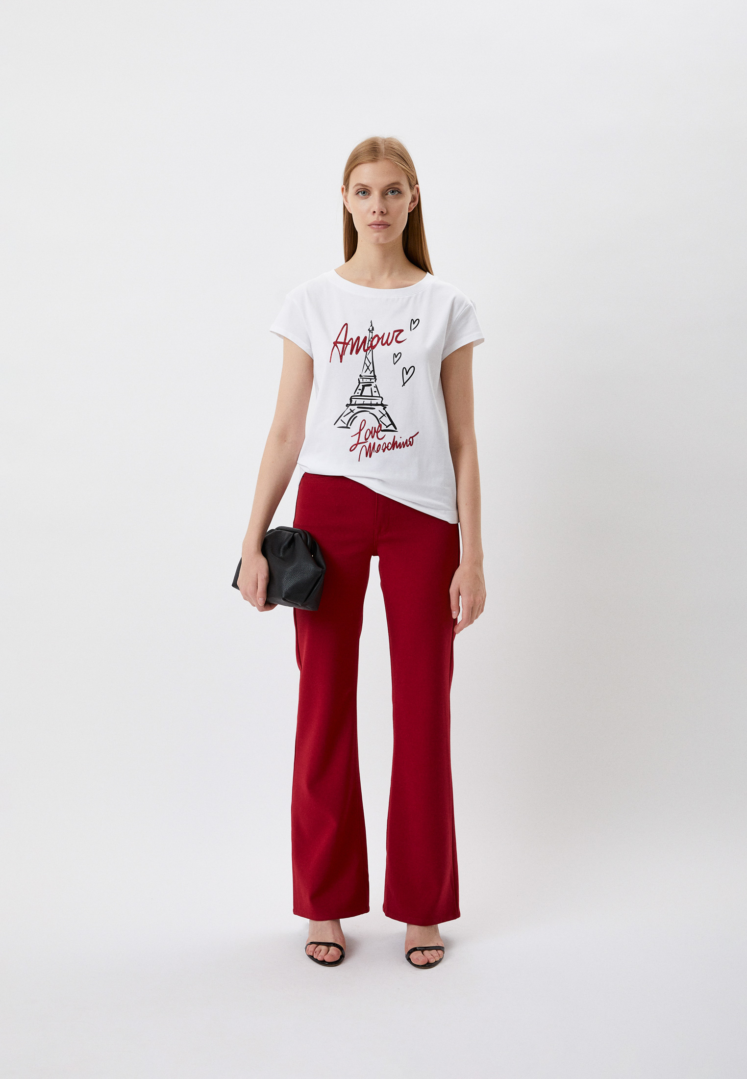 Футболка с коротким рукавом женский Love Moschino (Лав Москино) W 4 F30 ...