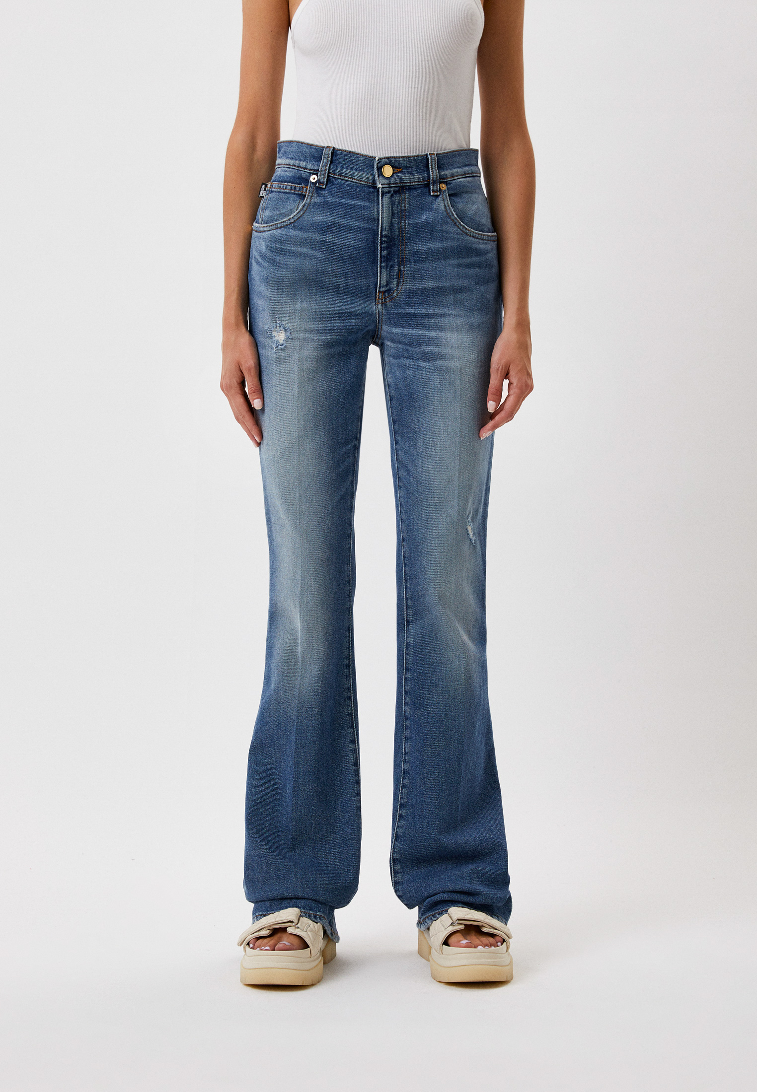 Широкие и расклешенные джинсы Love Moschino W Q 468 80 S 3635