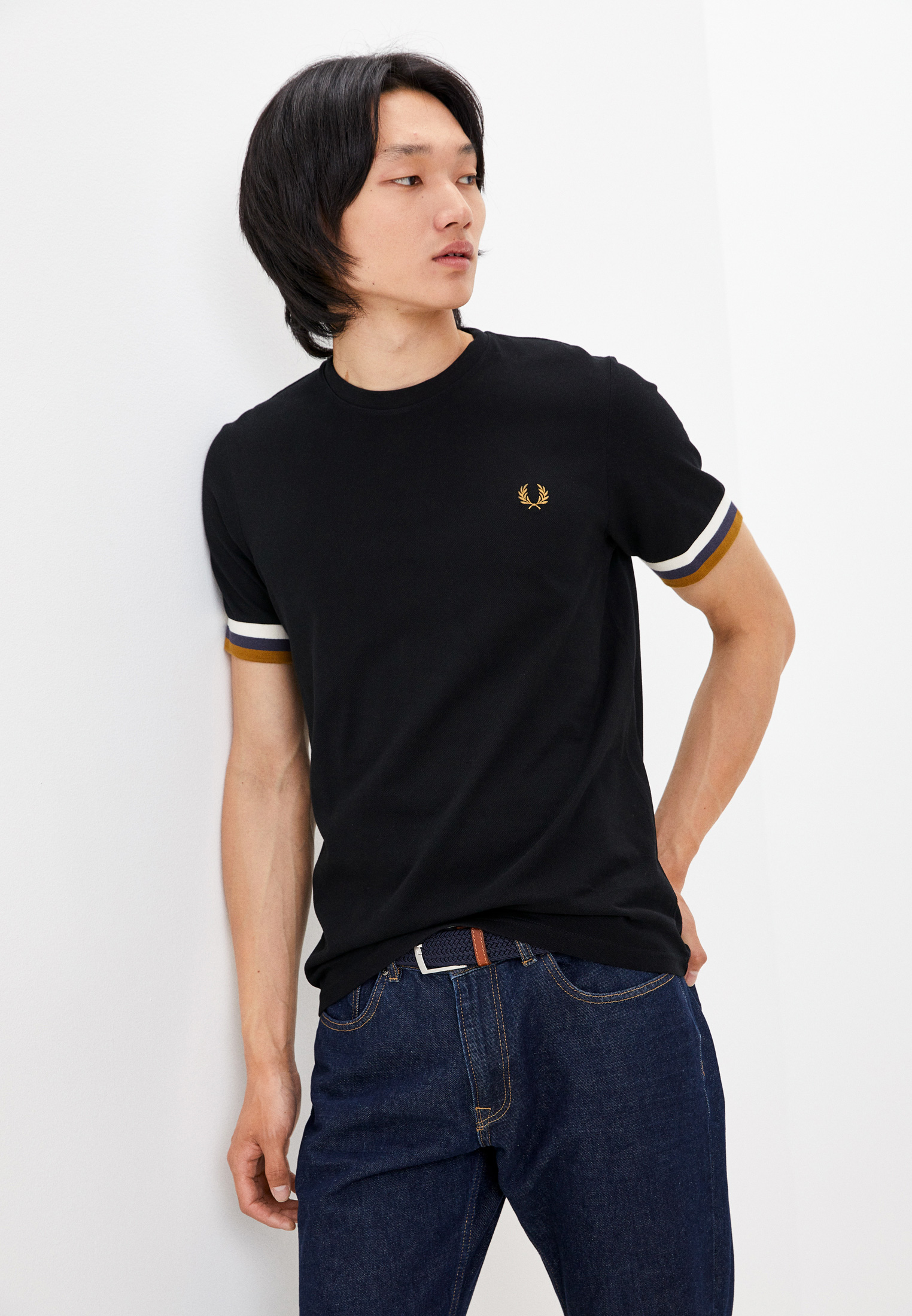 Футболка с коротким рукавом мужской Fred Perry (Фред Перри) M3594 купить