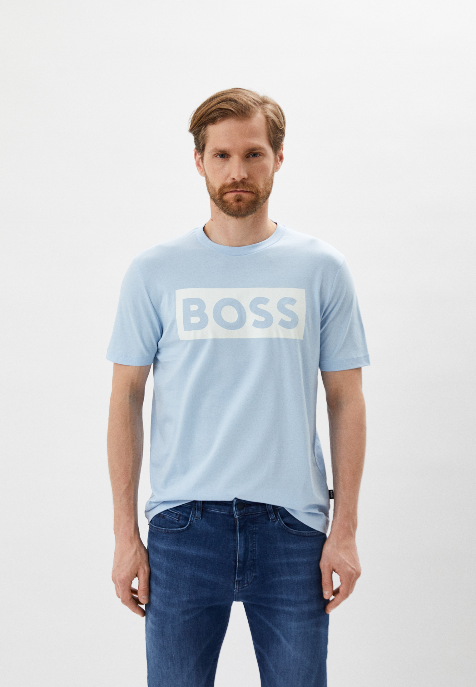 Мужская футболка Boss (Босс) 50471696: изображение 1