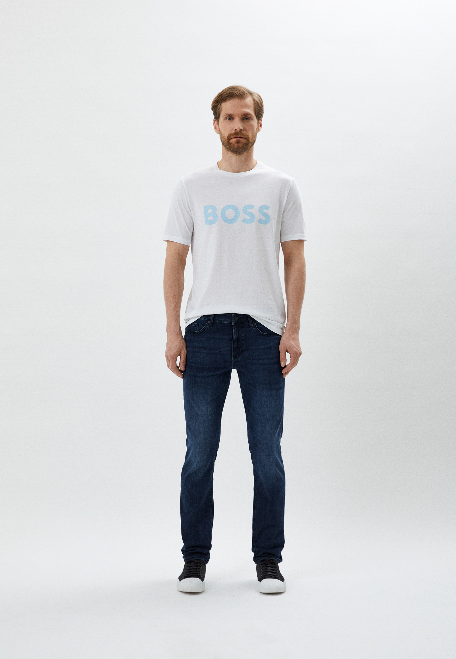 Мужские зауженные джинсы Boss (Босс) 50473018: изображение 2