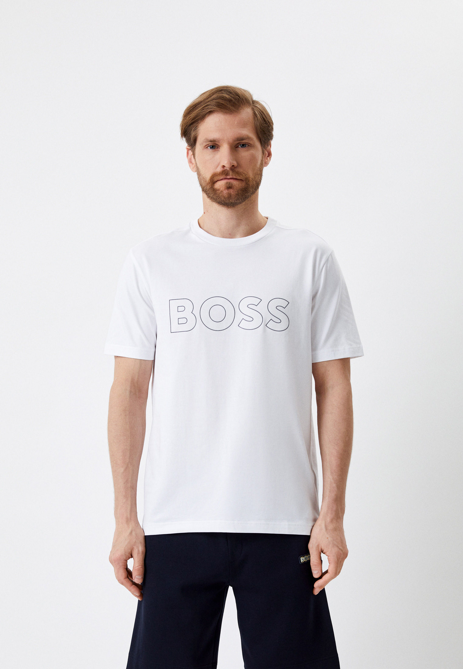 Мужская футболка Boss (Босс) 50474232: изображение 1