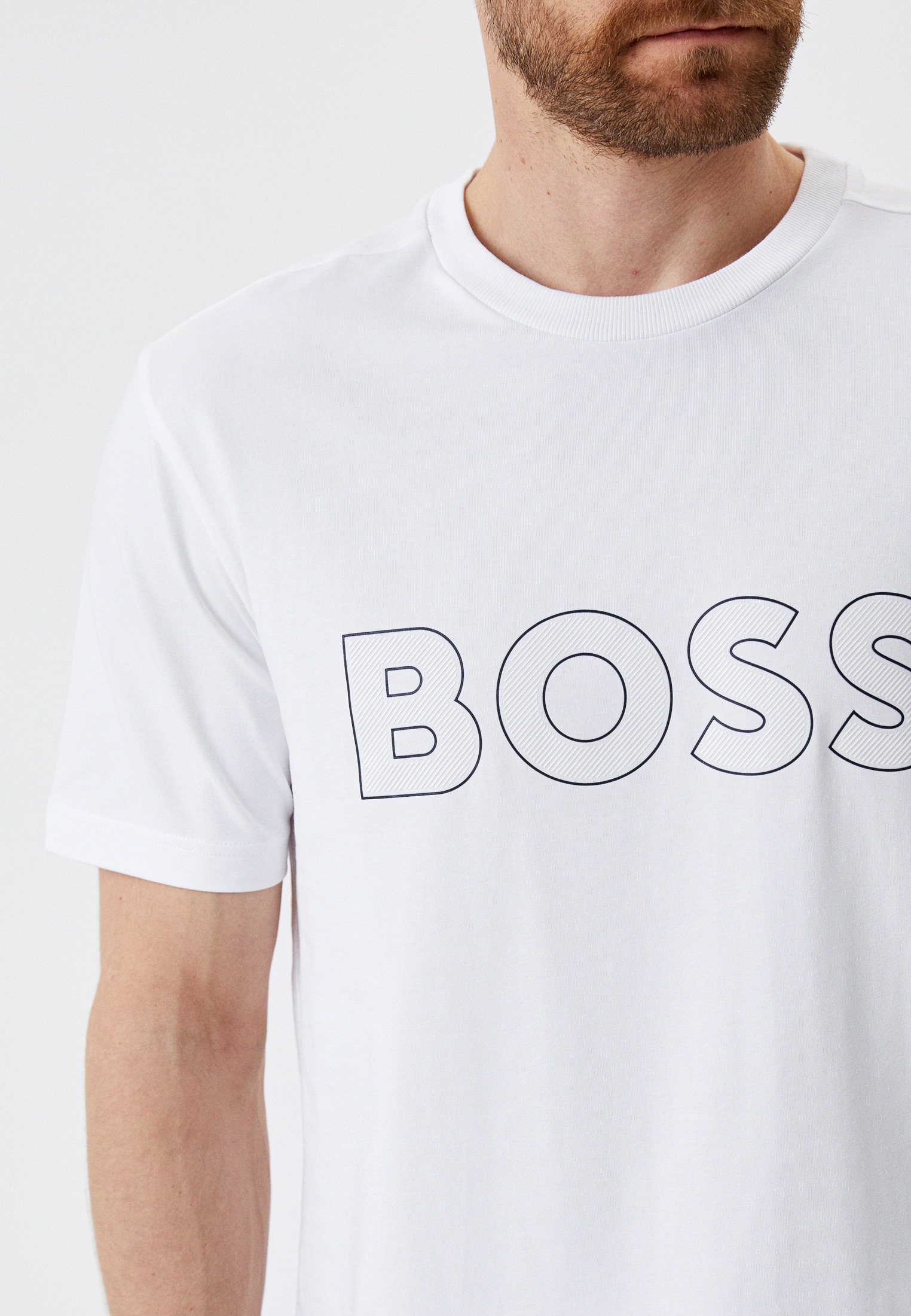 Мужская футболка Boss (Босс) 50474232: изображение 4
