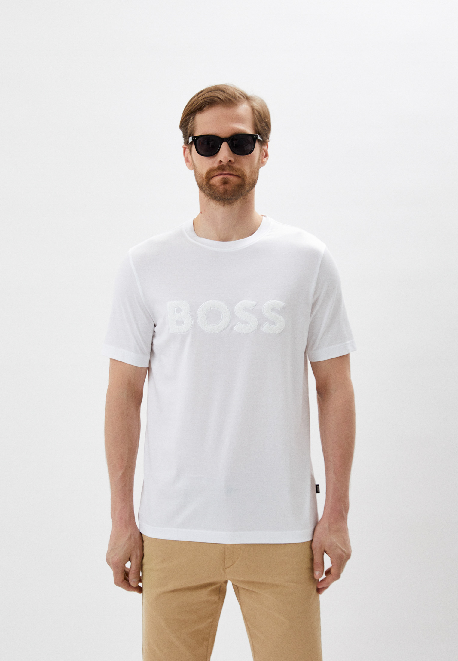 Мужская футболка Boss (Босс) 50477243: изображение 1